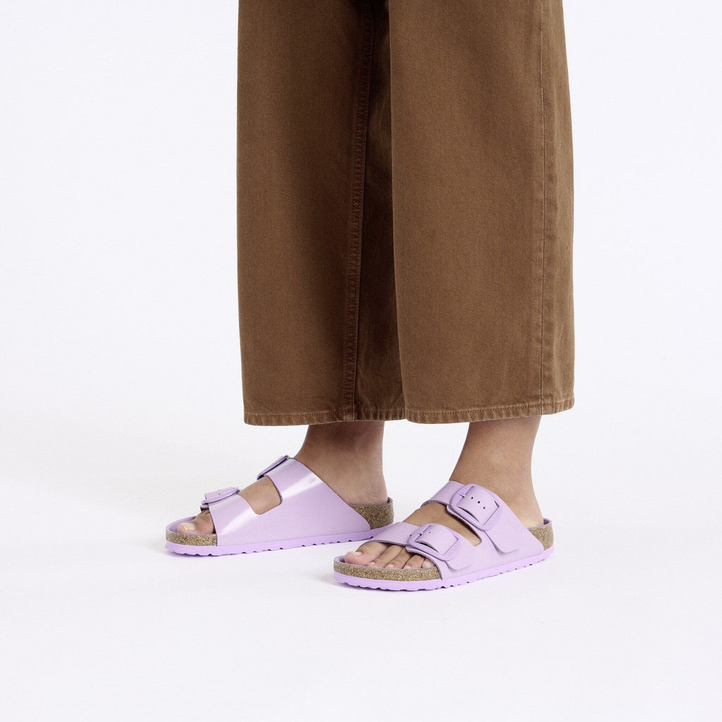 Arizona Big Buckle Natural Leather Patent 