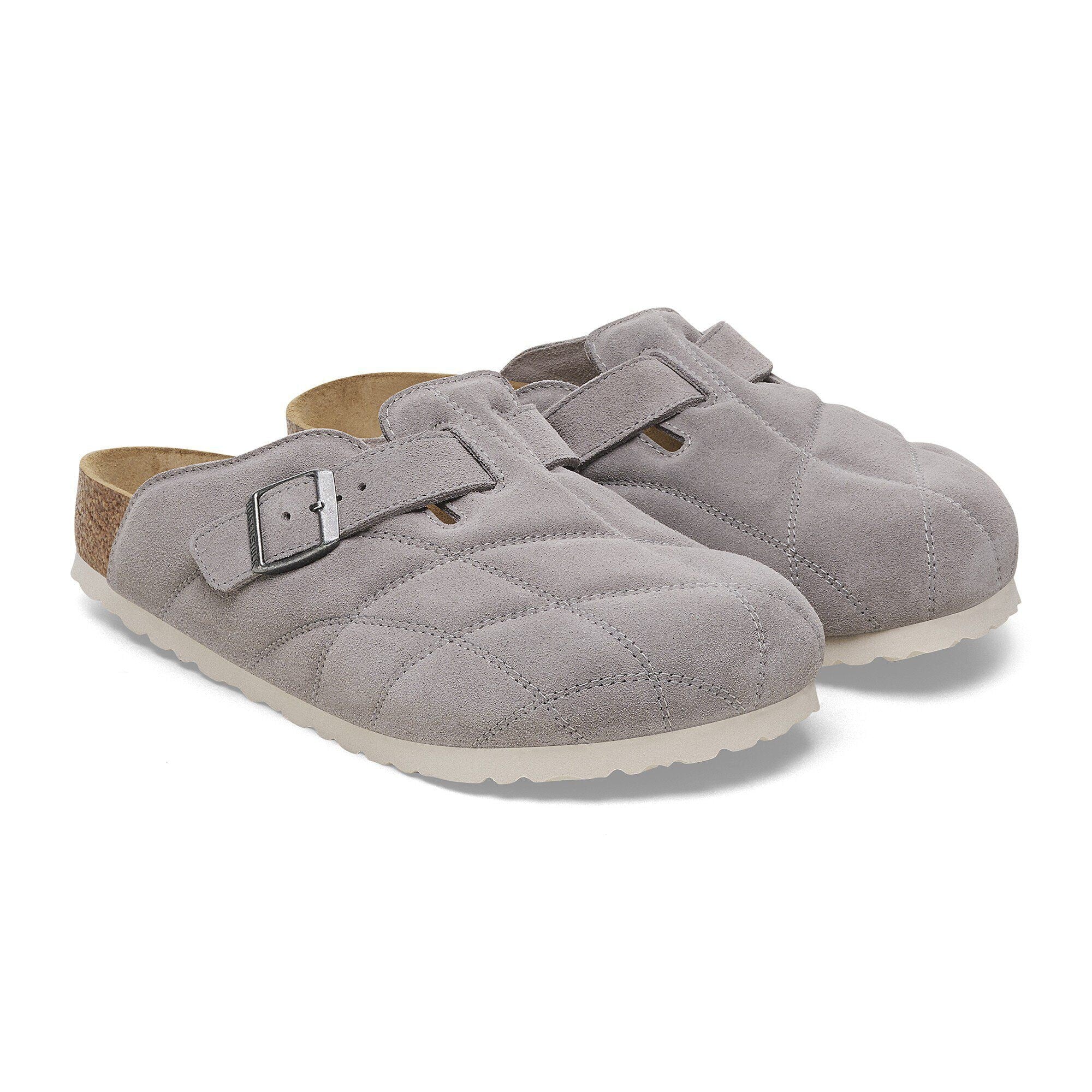 Boston Quilted Suede Leather Stone Coin