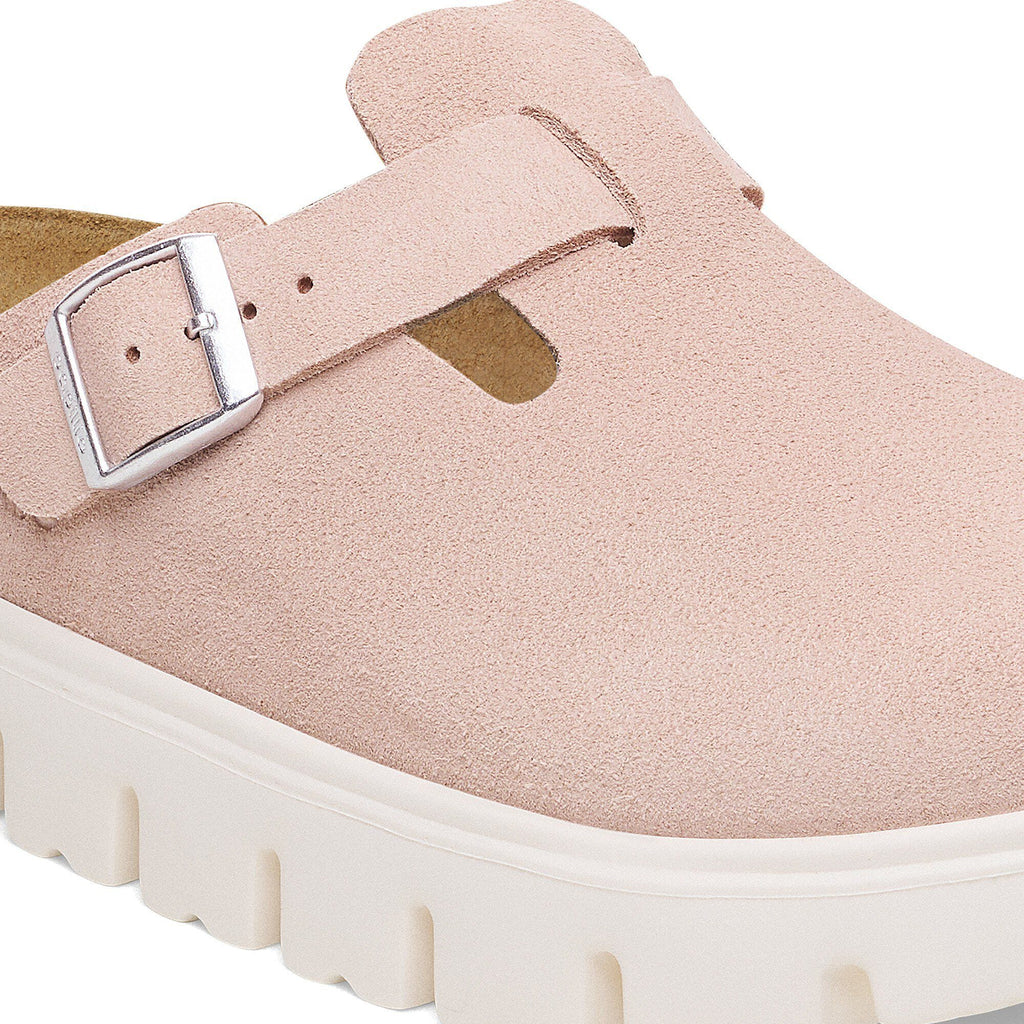 Boston Chunky Suede Leather Light Rose