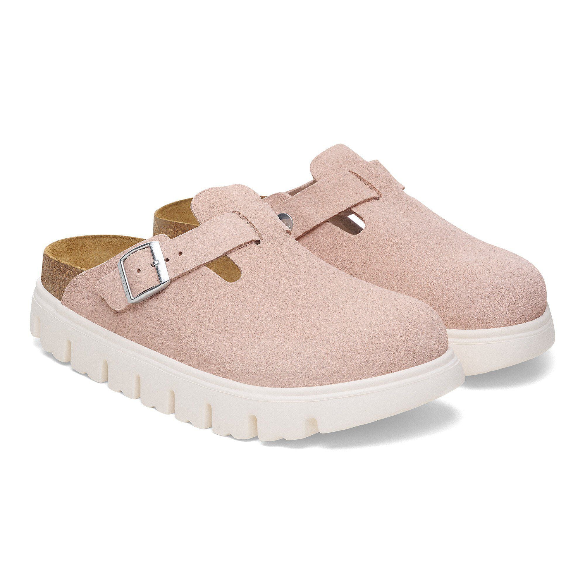 Boston Chunky Suede Leather Light Rose