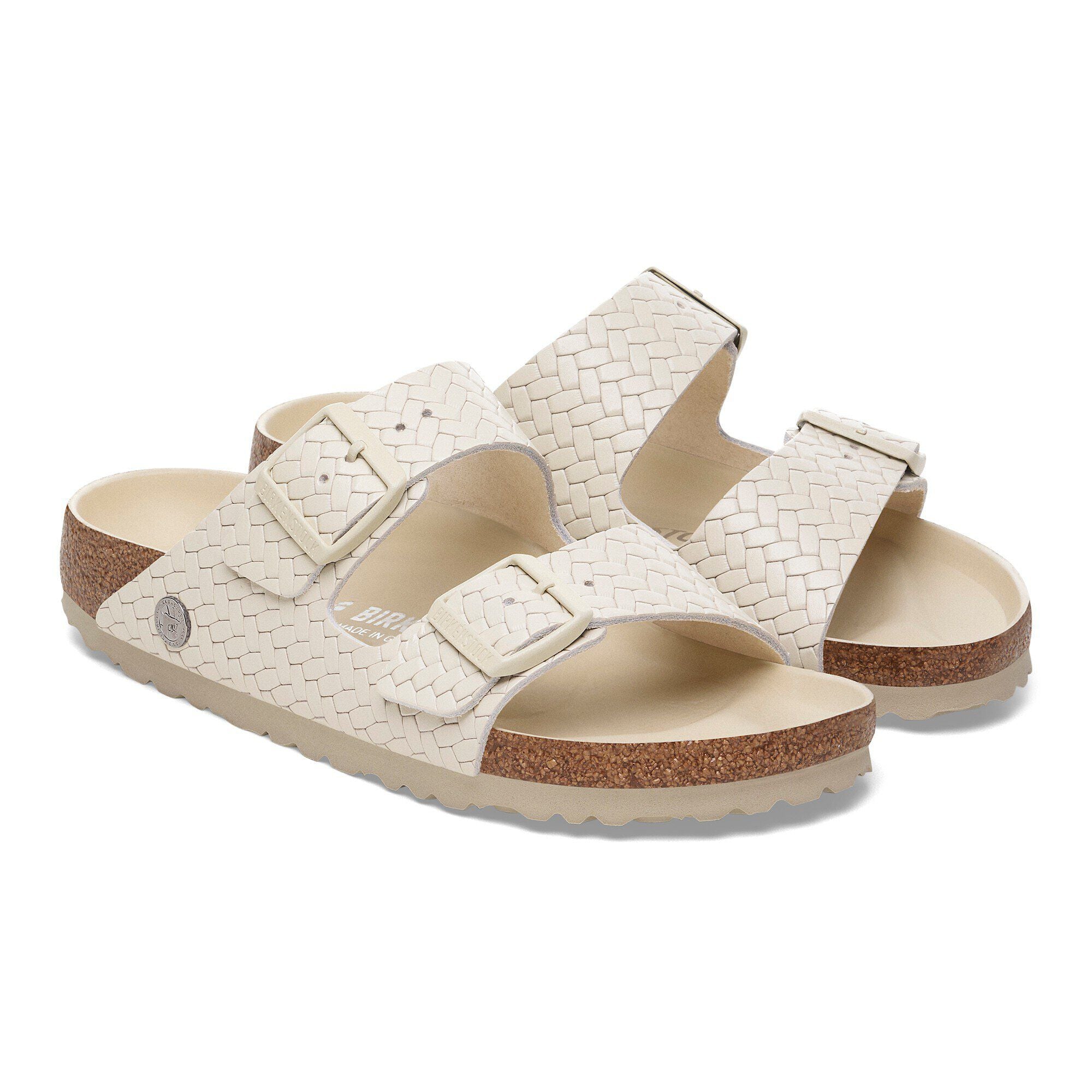 Arizona Rivet Logo Natural Leather