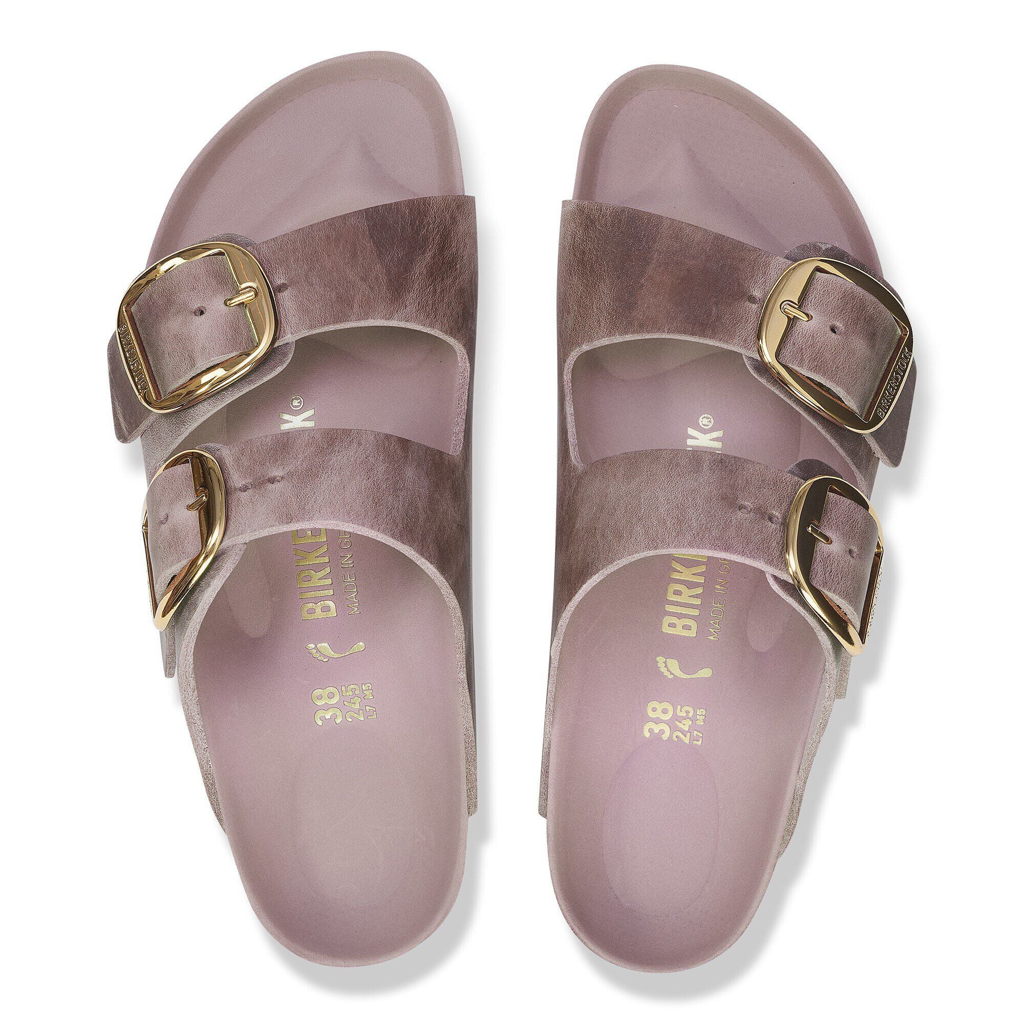 Arizona Big Buckle Oiled Leather Lavender