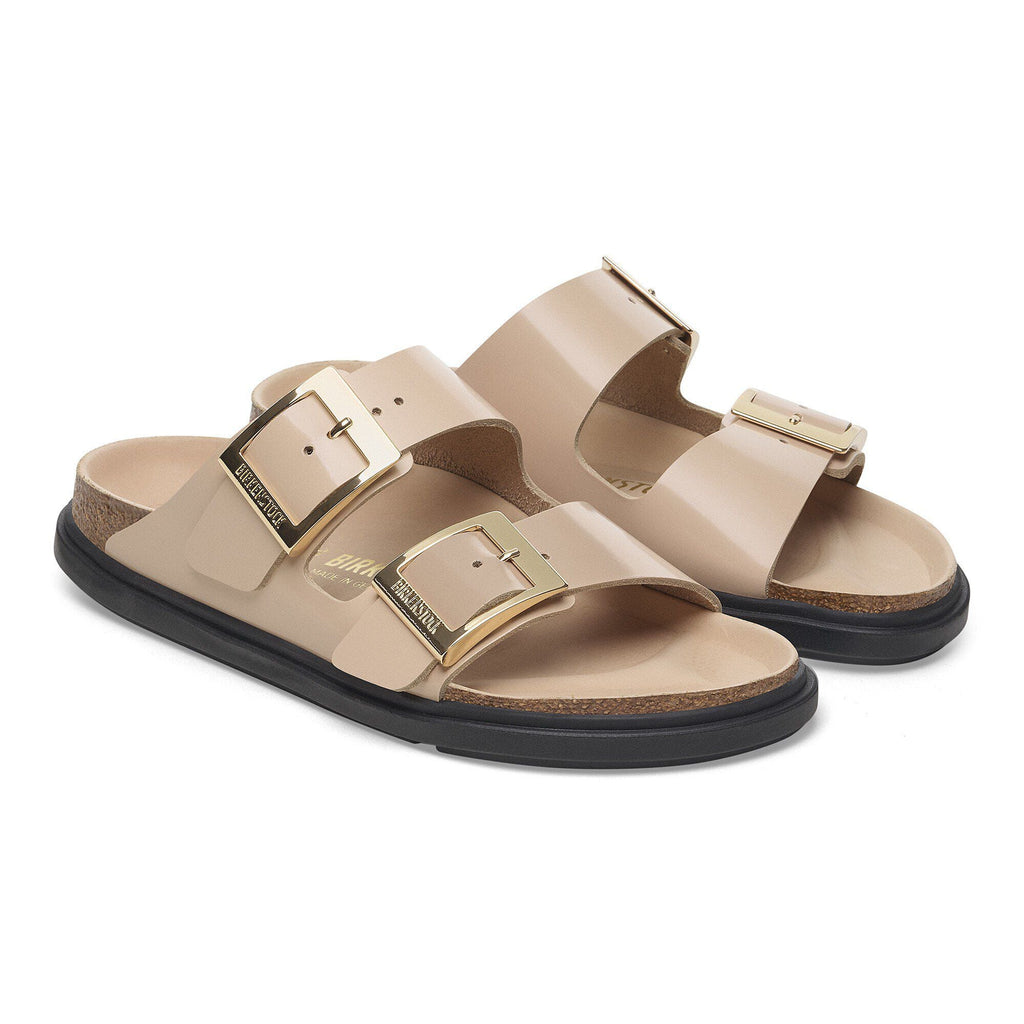 Arizona Droplet Buckle Natural Leather Patent