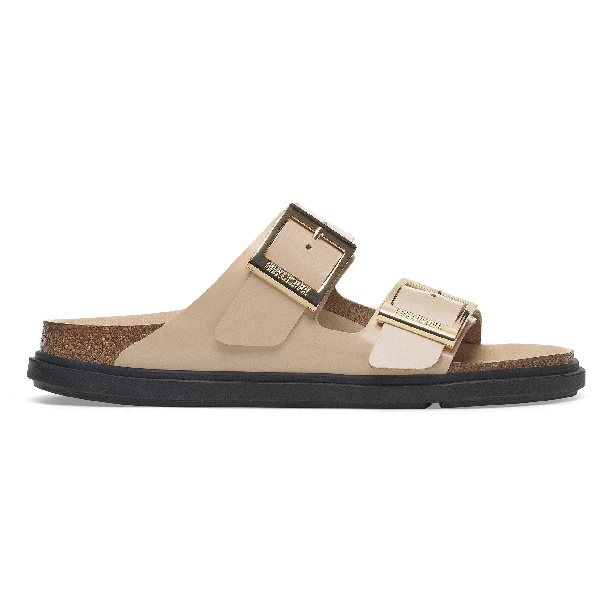 Arizona Droplet Buckle Natural Leather Patent
