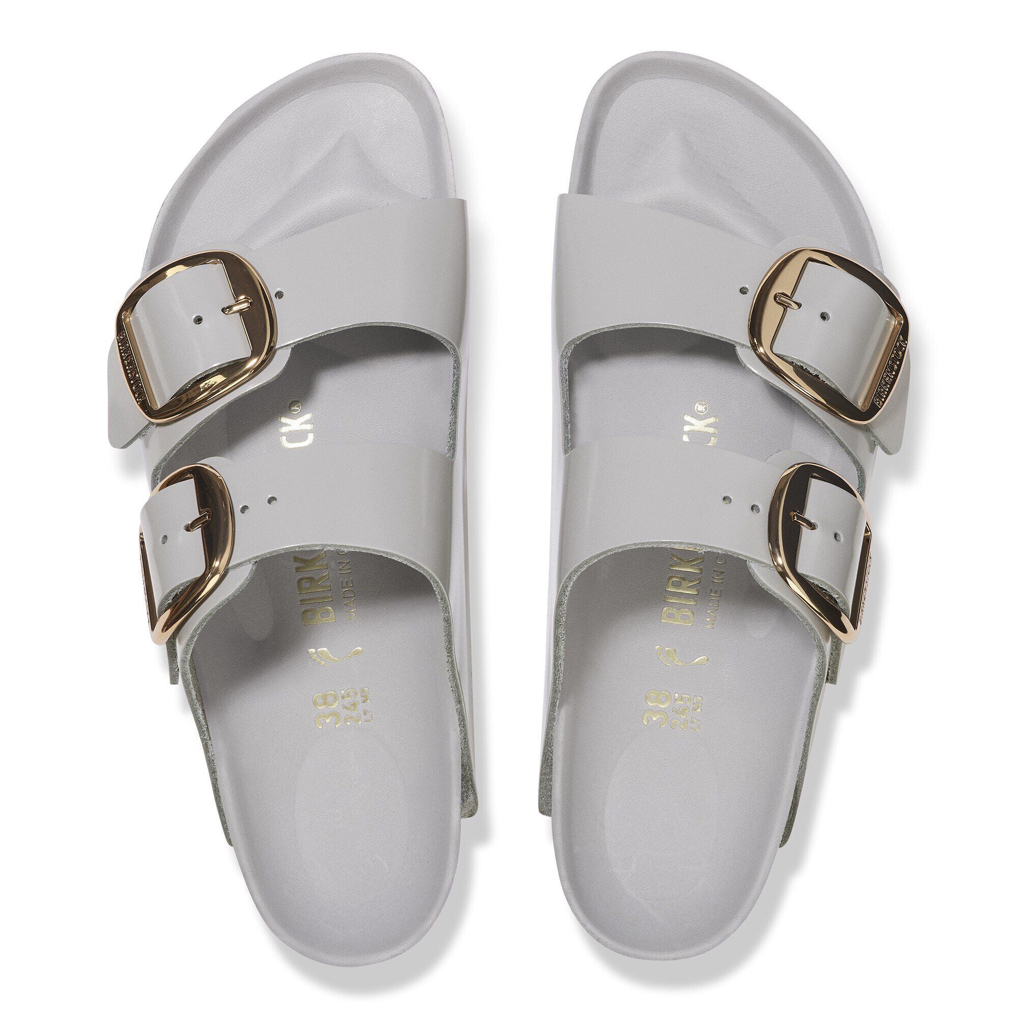 Arizona Big Buckle Natural Leather Patent
