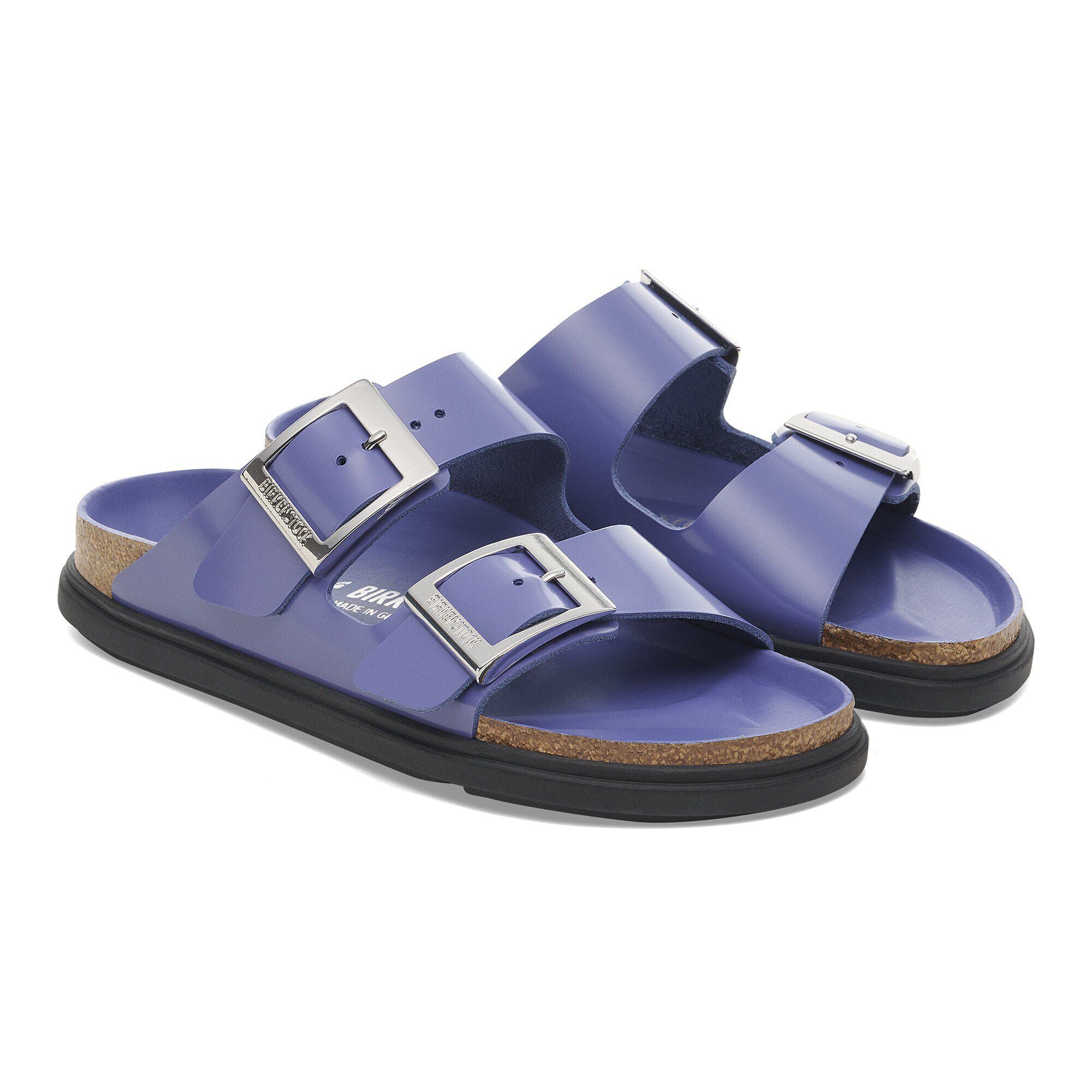 Arizona Droplet Buckle Natural Leather Patent