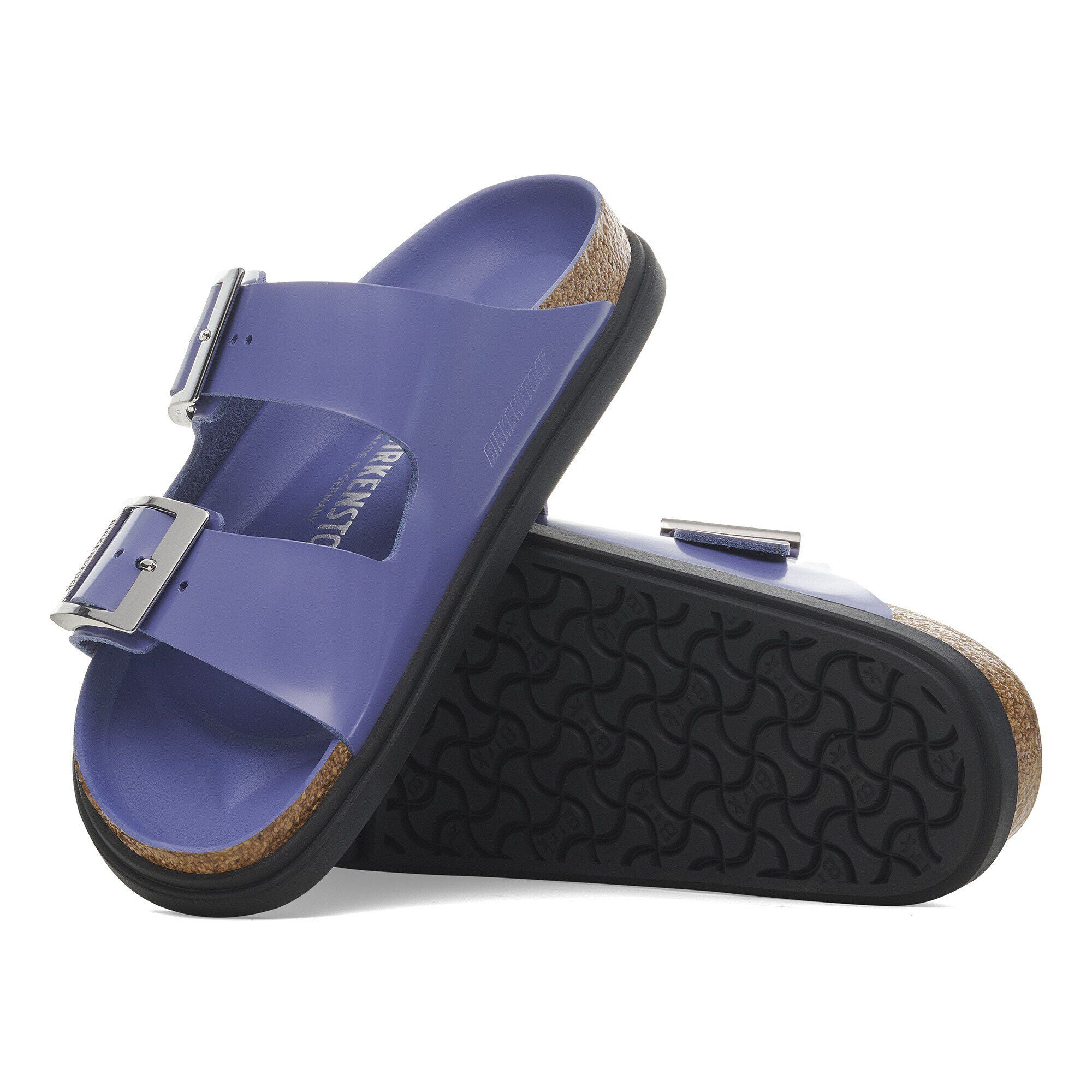 Arizona Droplet Buckle Natural Leather Patent