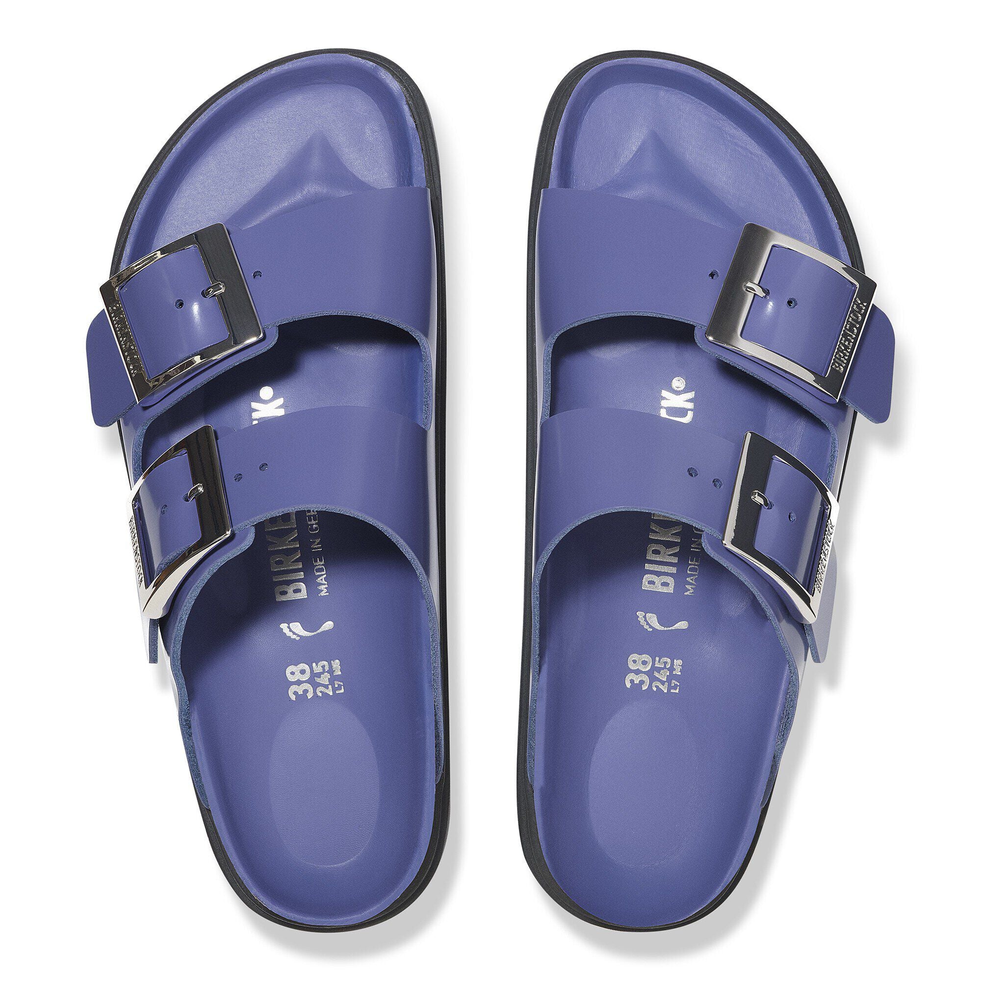 Arizona Droplet Buckle Natural Leather Patent