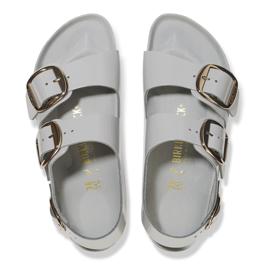 Milano Big Buckle Natural Leather Patent