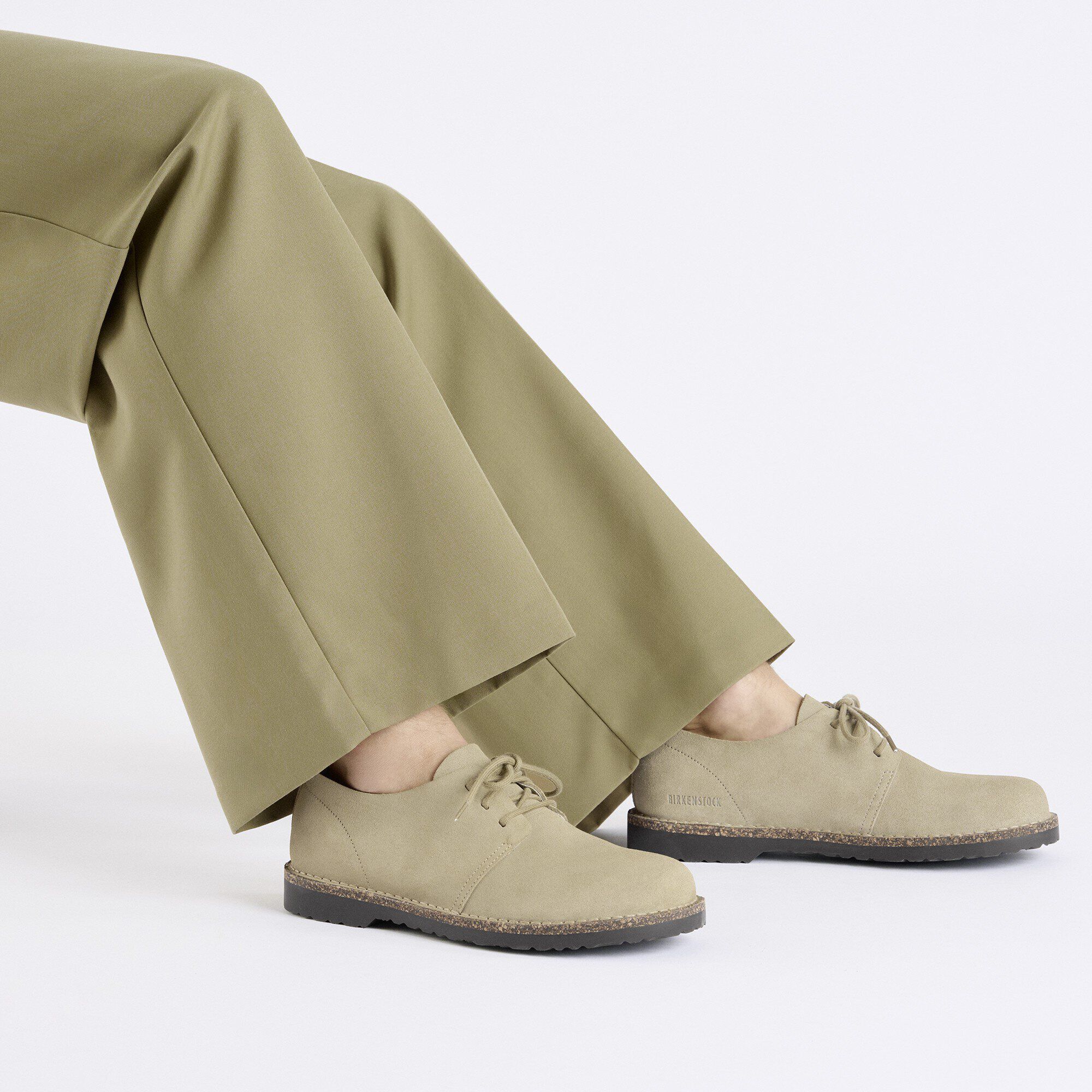 Uppsala Low Suede Leather Faded Khaki