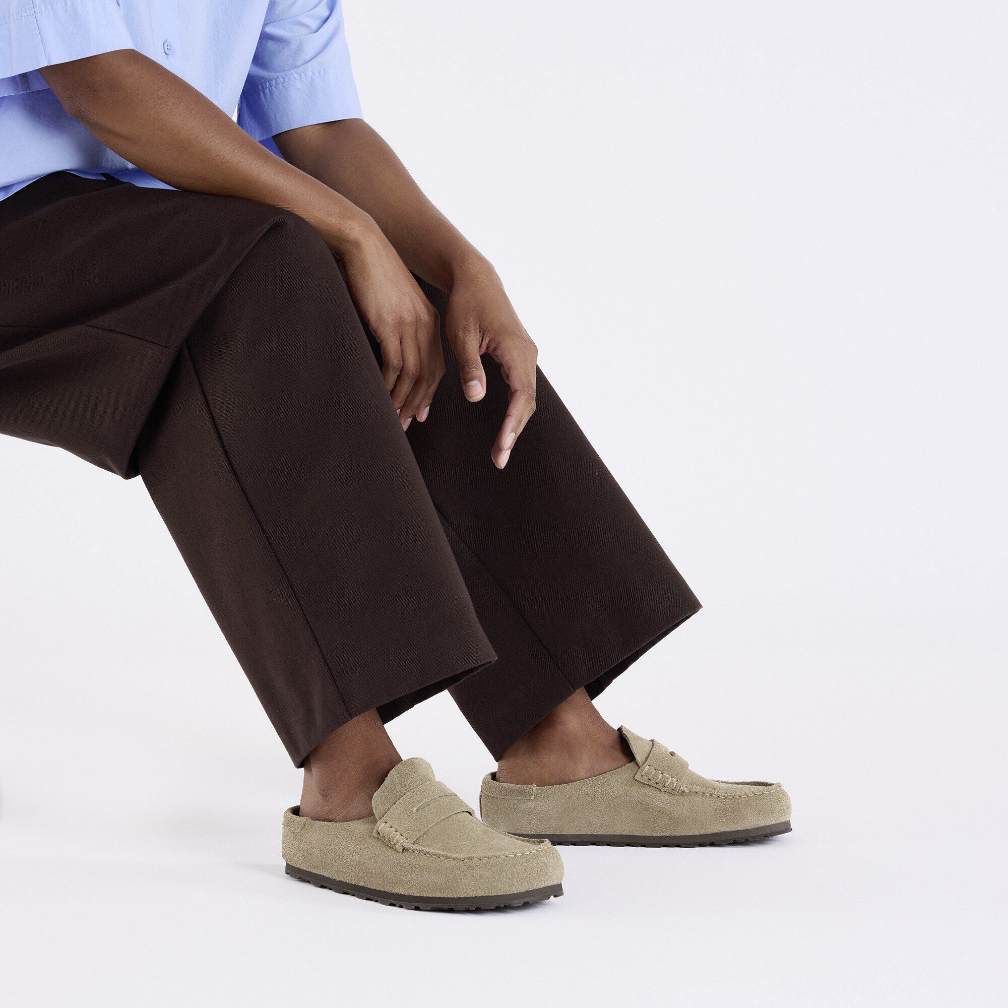 Naples Wrapped Suede Leather