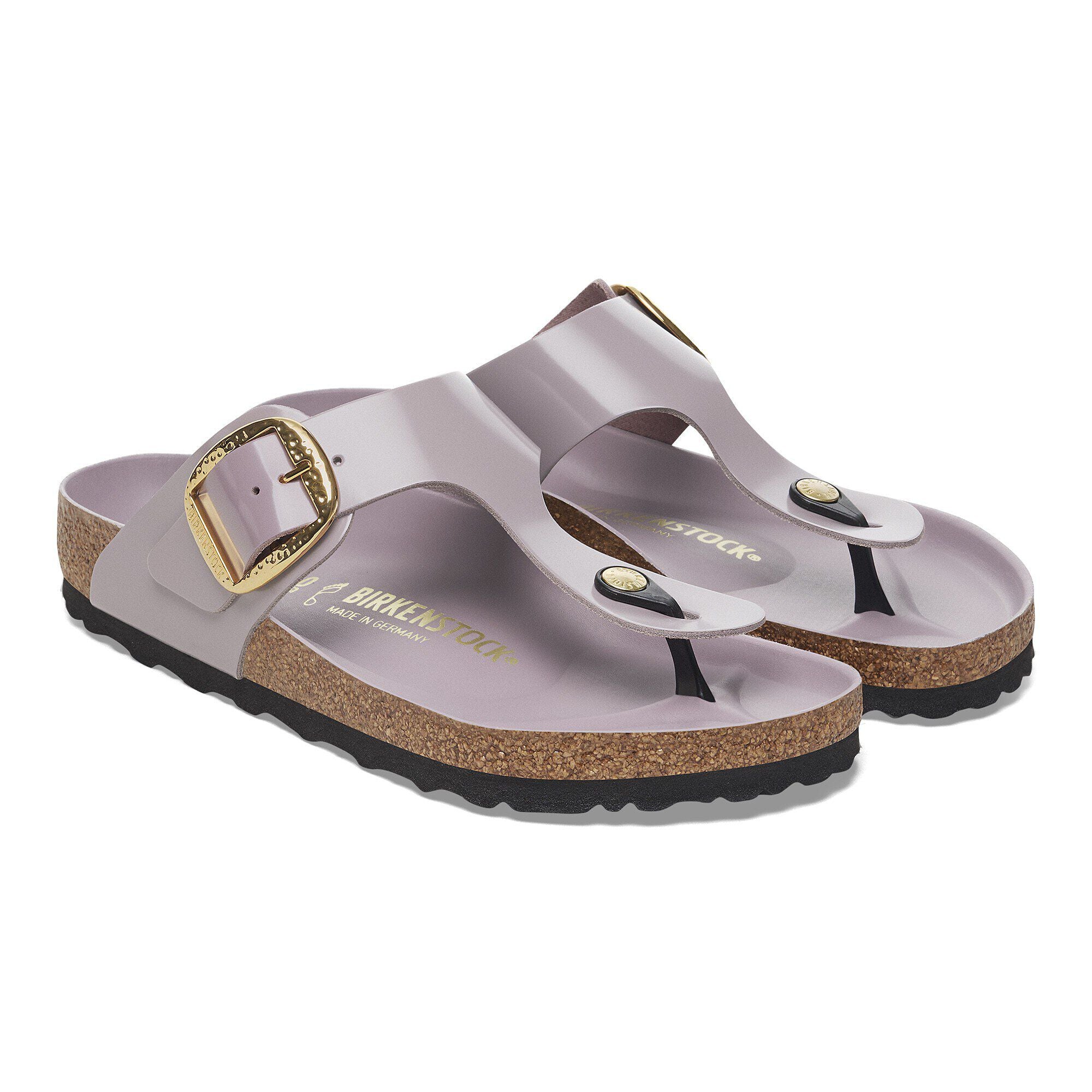Gizeh Big Buckle Natural Leather Patent