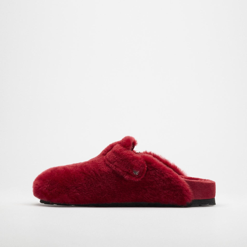Boston 1774 Shearling Fur Red