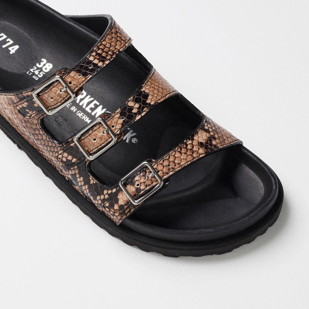 Florida Lined 1774 Leather Natural Snake Brown