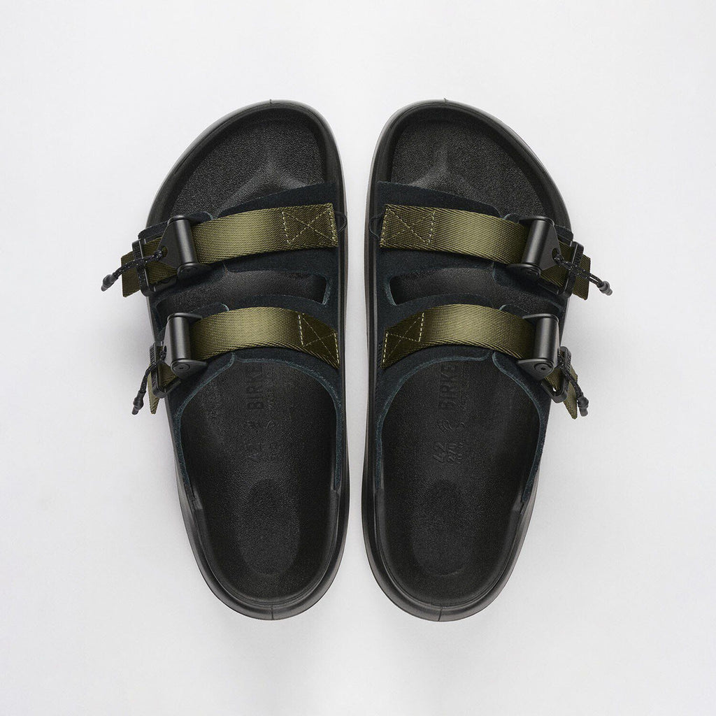 Mogami Terra Tech Nubuck Leather-Textile Olive