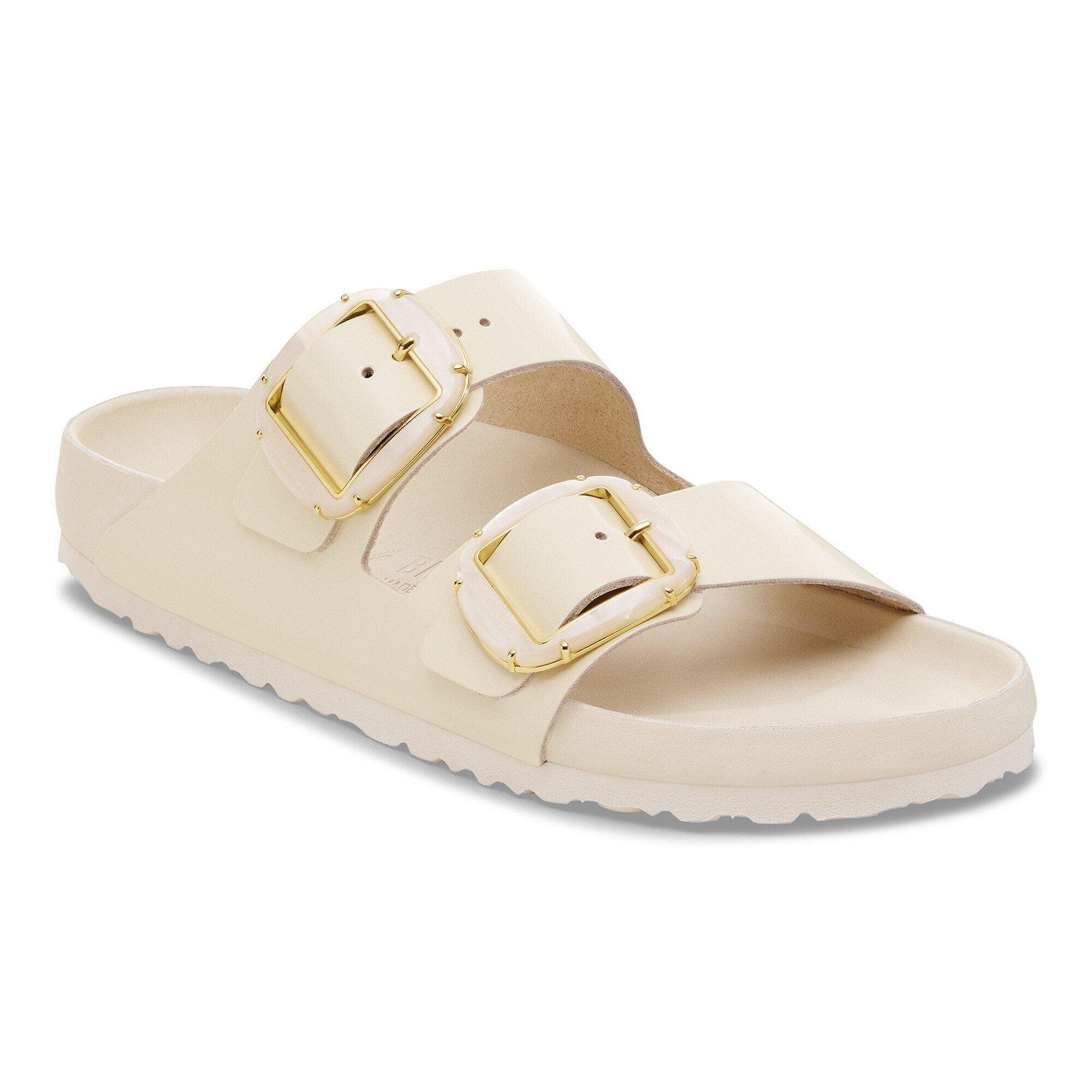 Arizona Big Buckle Natural Leather Patent