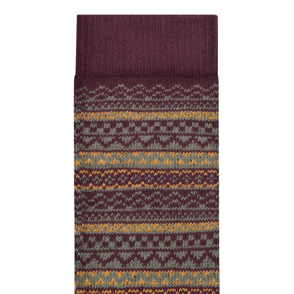 Cotton Pattern Cotton-Polyamide-Elastane Zinfandel