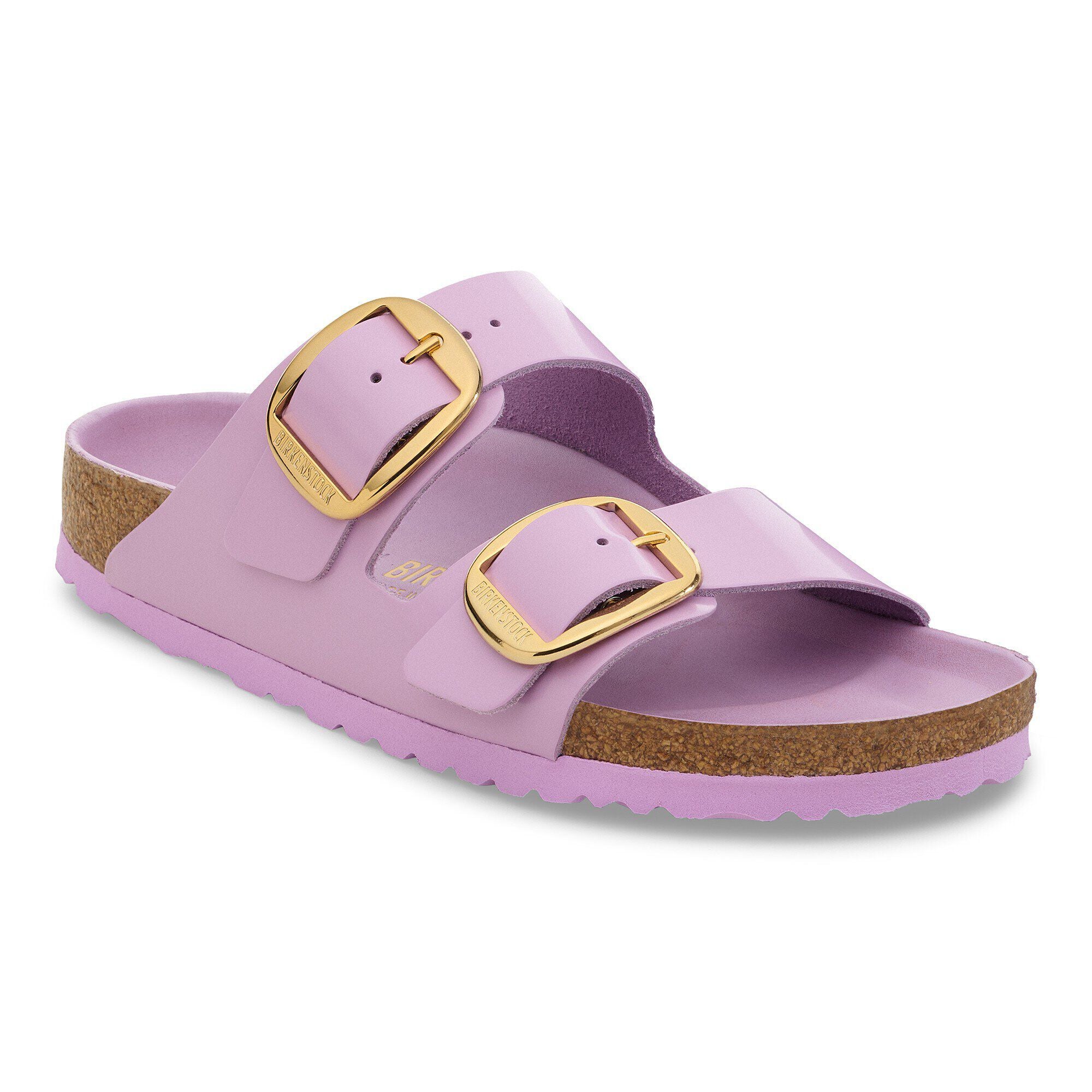 Arizona Big Buckle Natural Leather Patent