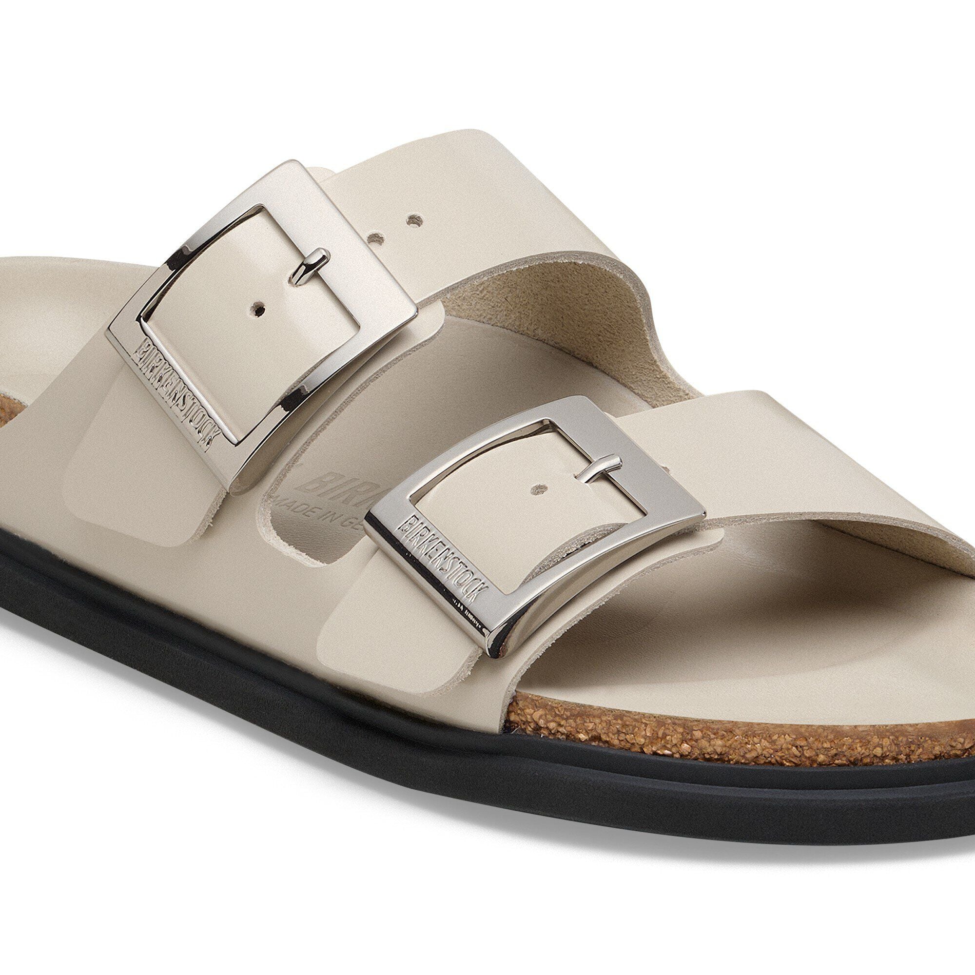 Arizona Droplet Buckle Natural Leather Patent