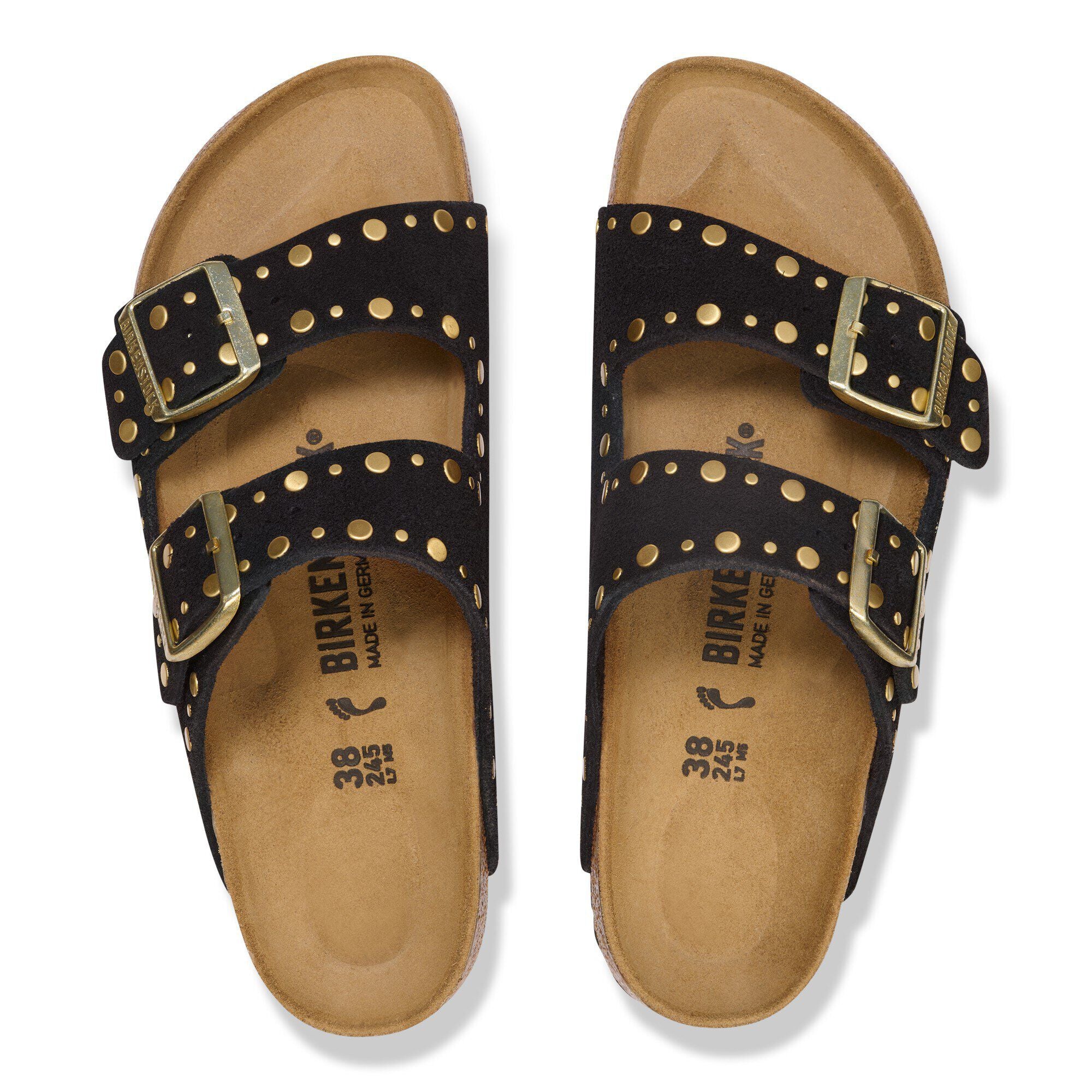 Arizona Rivet Suede Leather