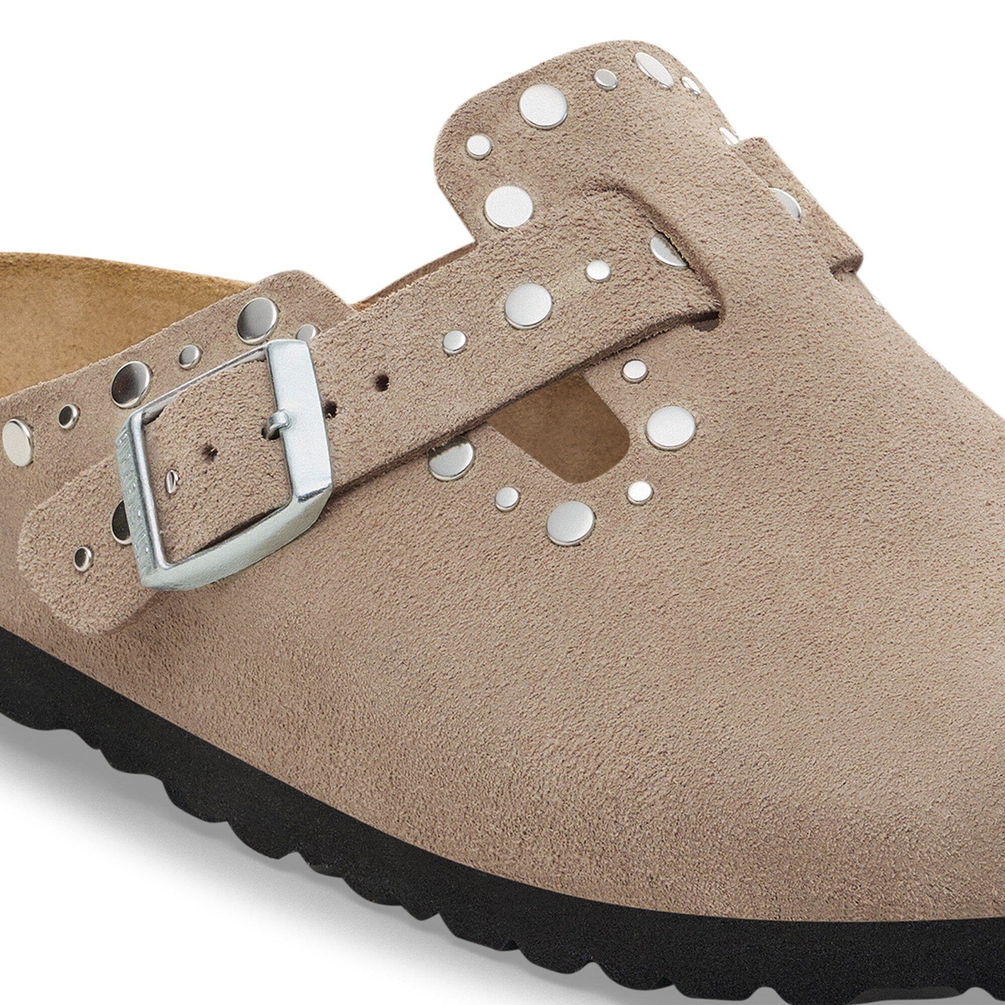 Boston Rivet Suede Leather