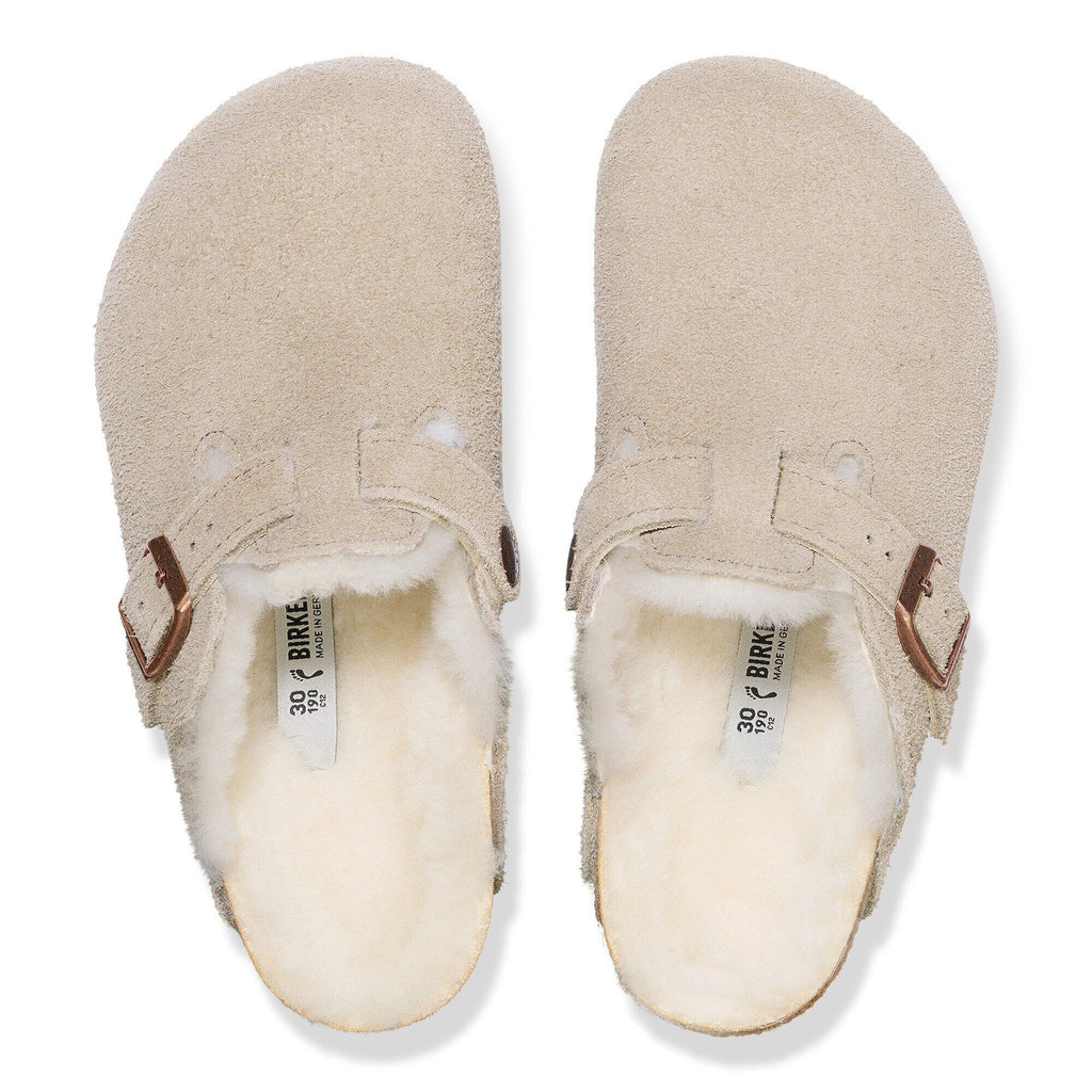 Boston Shearling Kids Suede Leather/Fur
