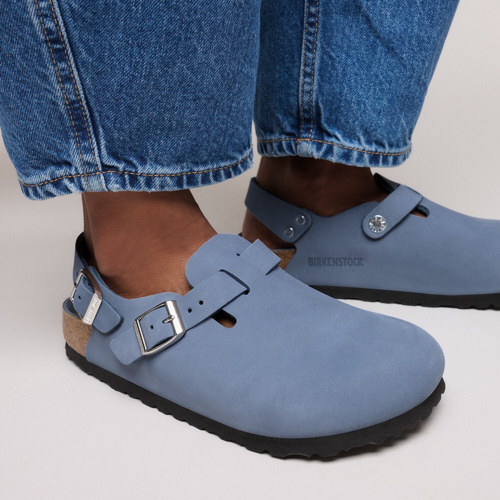 Tokio Nubuck Leather Stone Blue