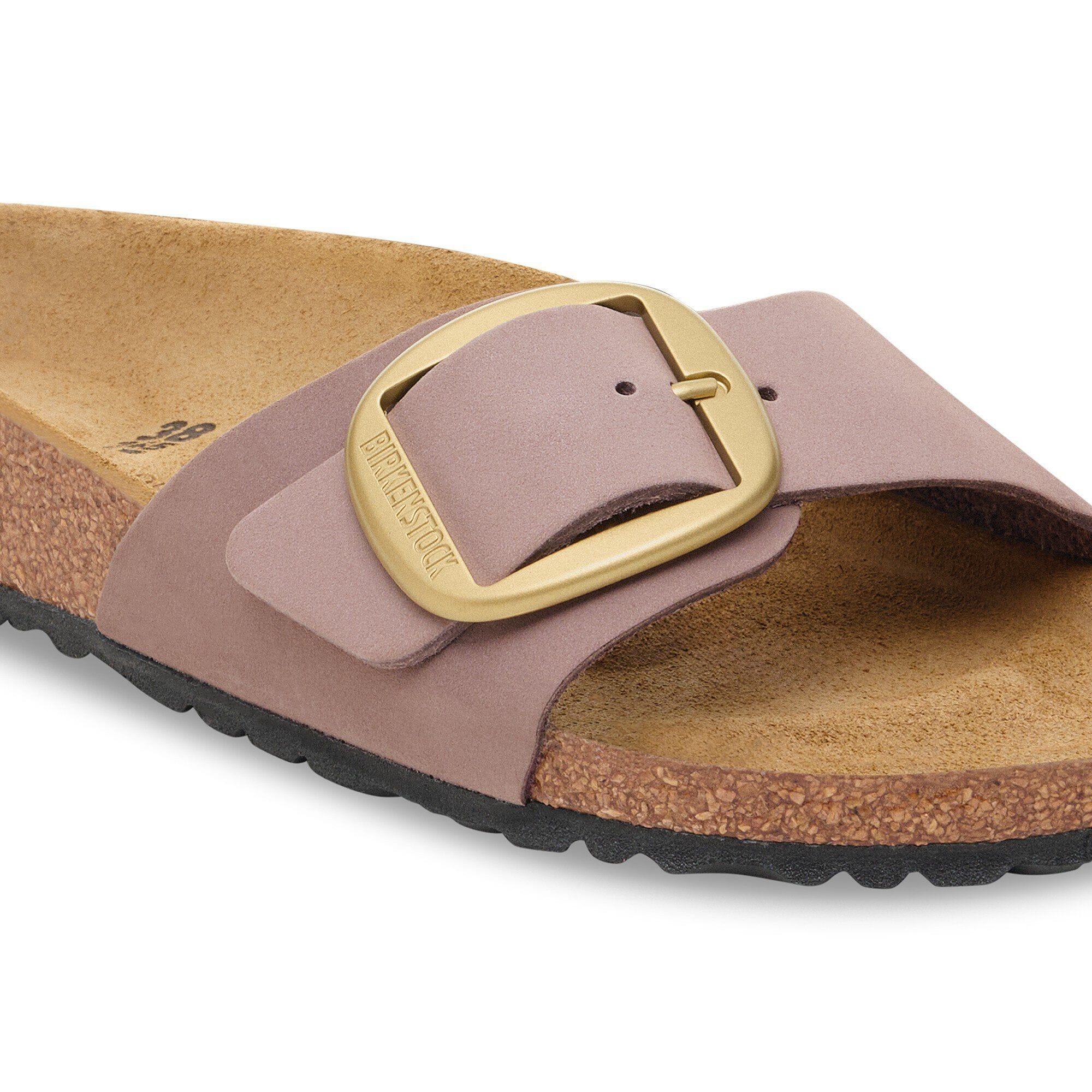Madrid Big Buckle Nubuck Leather