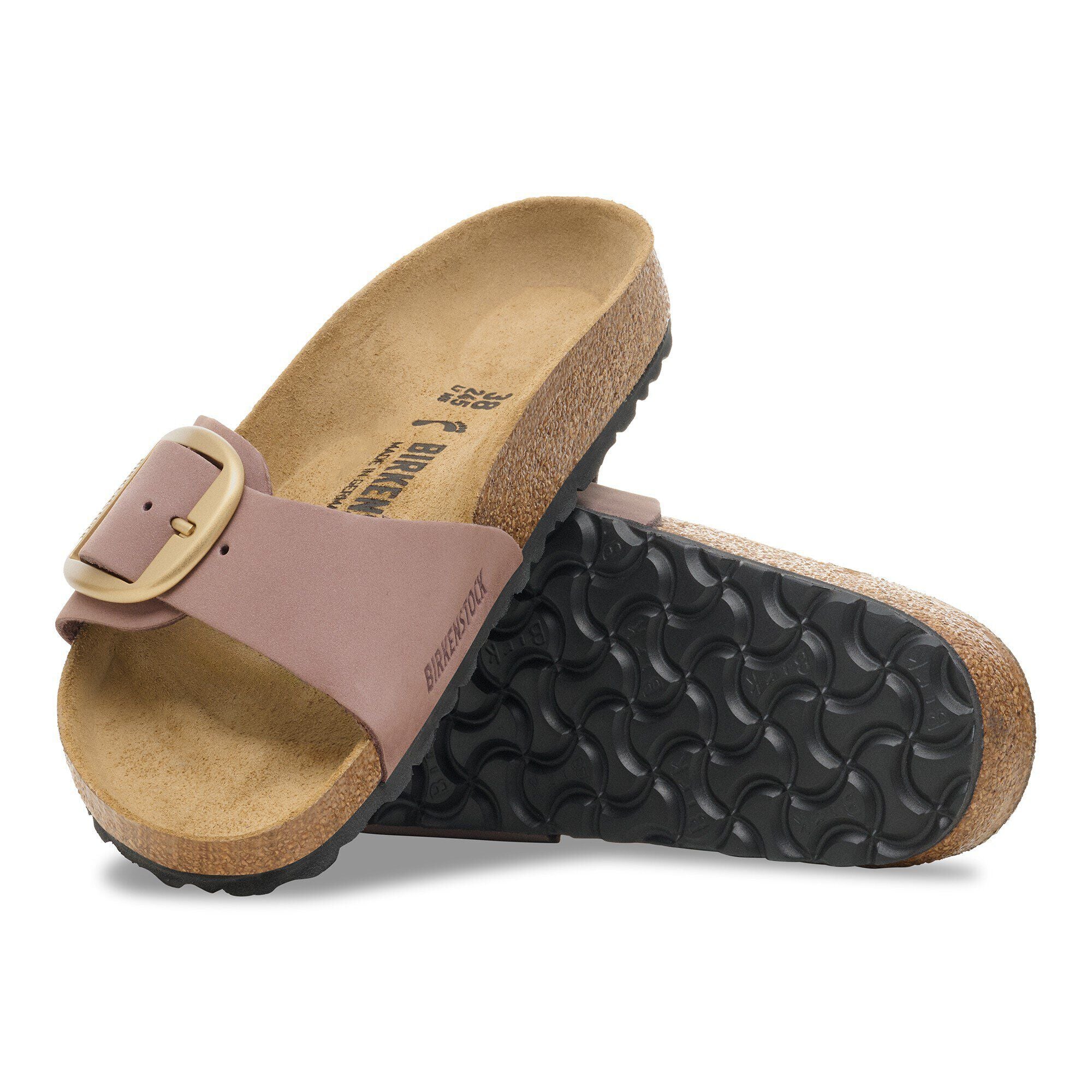 Madrid Big Buckle Nubuck Leather
