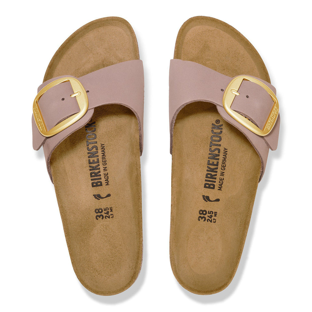Madrid Big Buckle Nubuck Leather