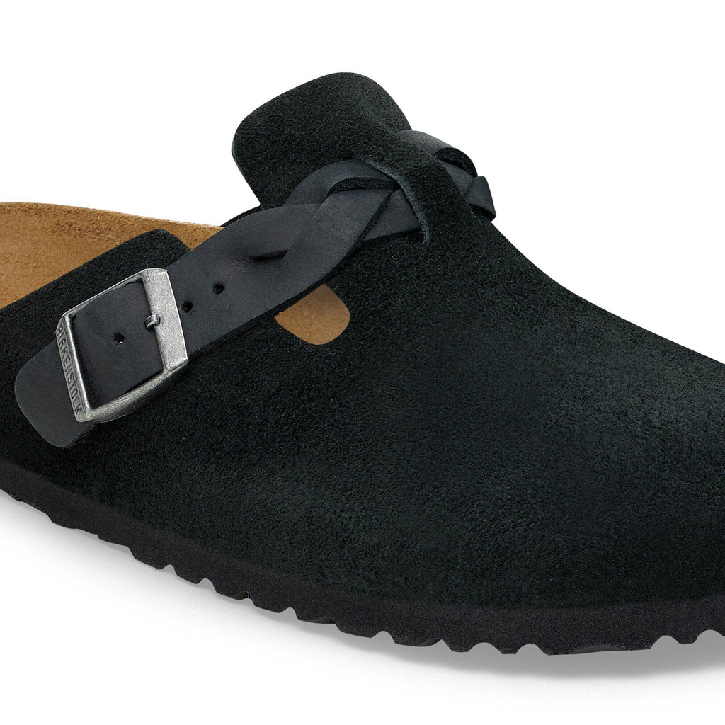 Boston Braided Suede Leather