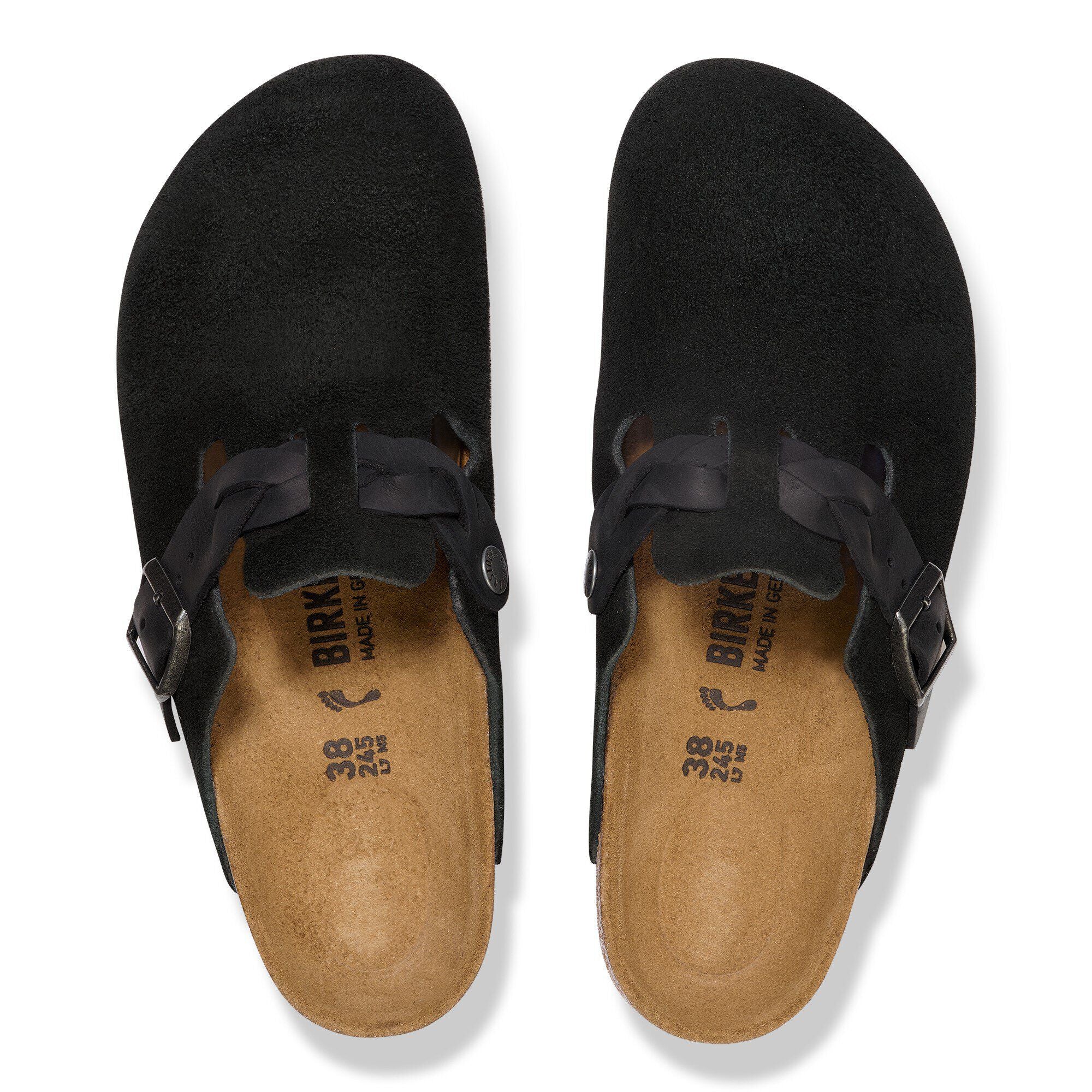 Boston Braided Suede Leather