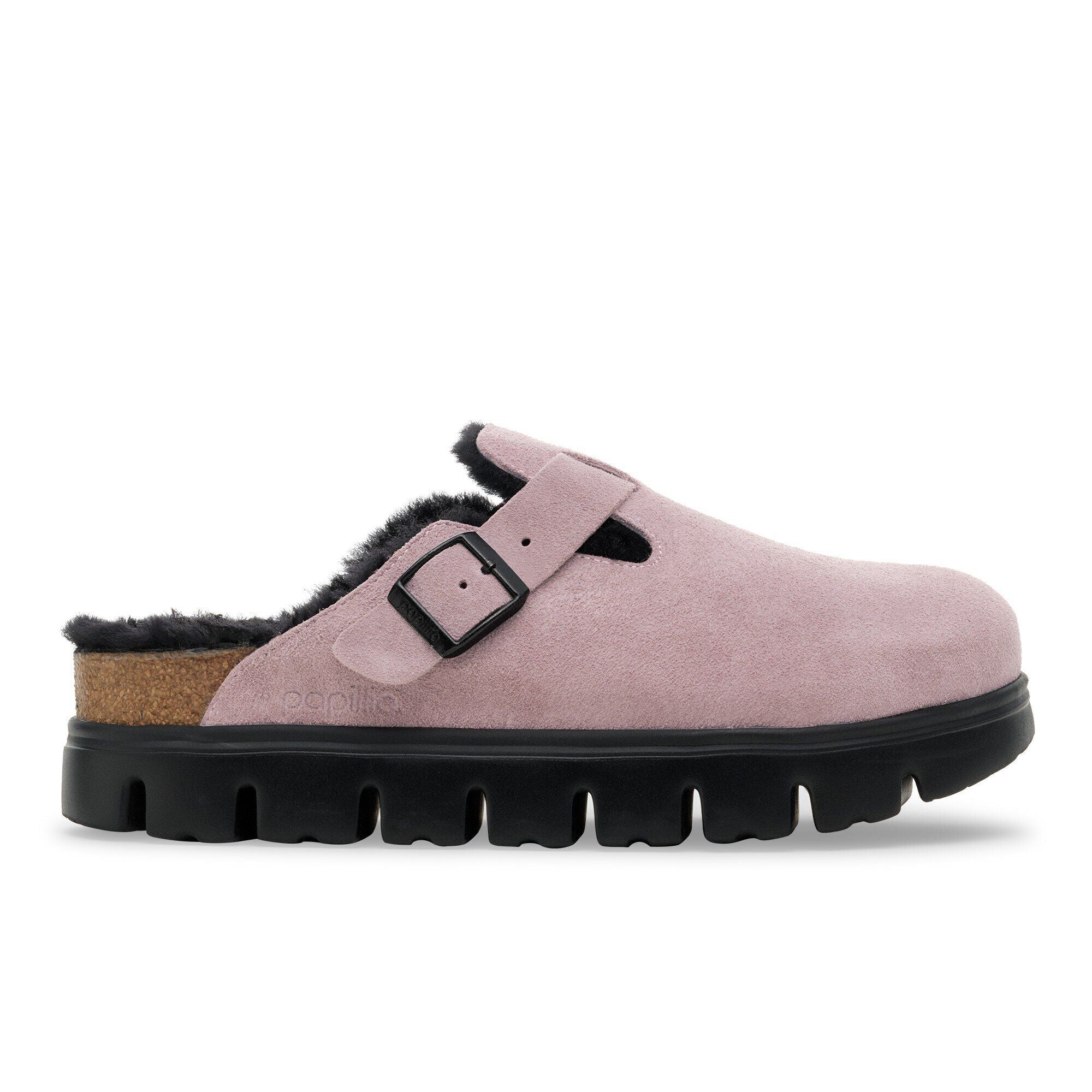 Boston PAP Chunky Shearling Suede Leather