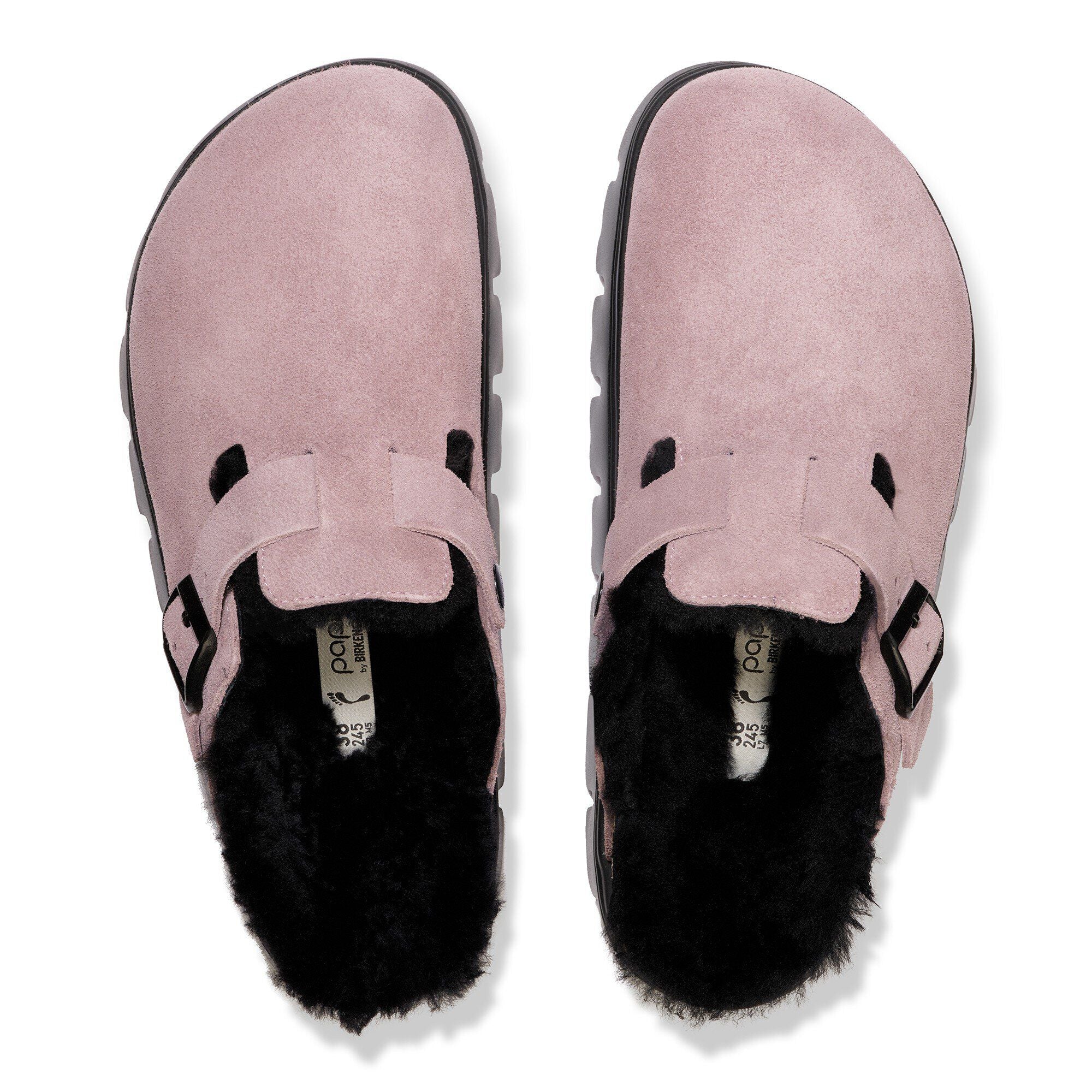 Boston PAP Chunky Shearling Suede Leather