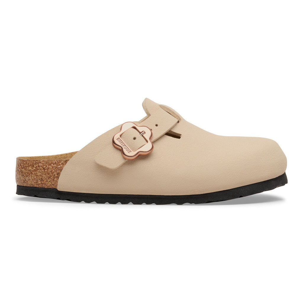Boston Flower Buckle Kids Birko-Flor Nubuck