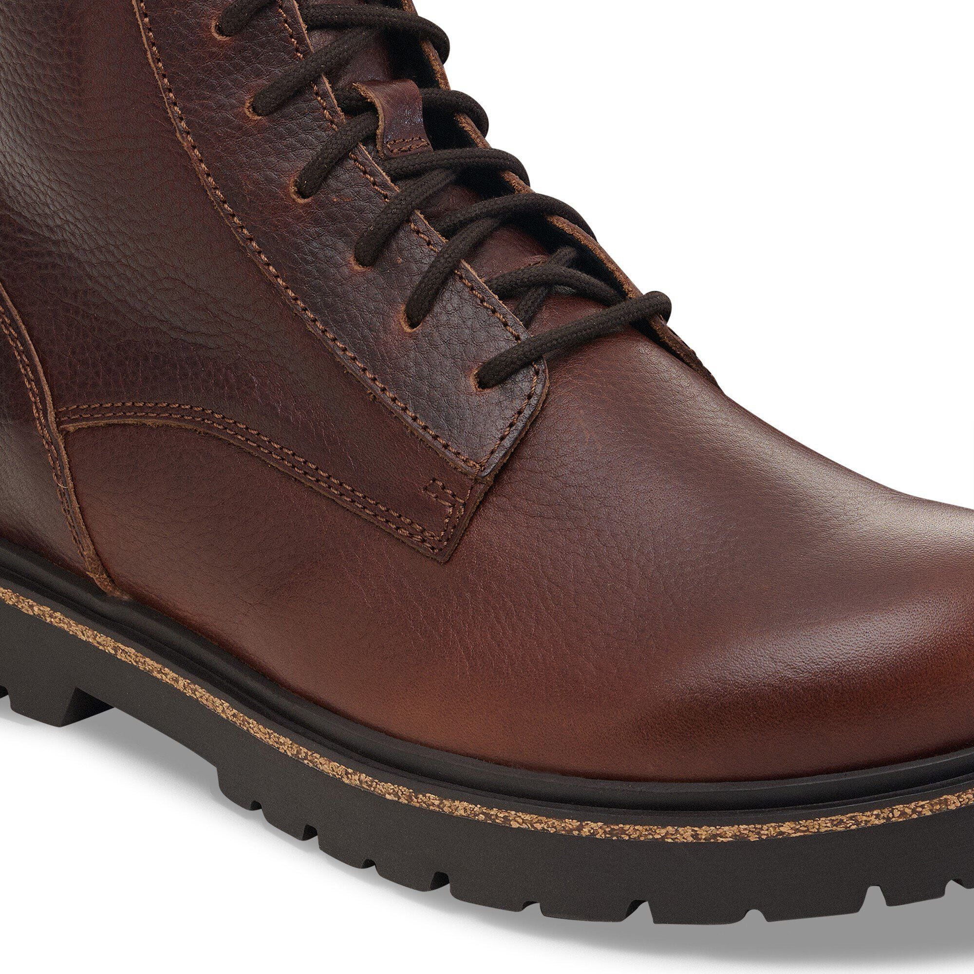 Highwood Lace Mid Men Leather Chocolate