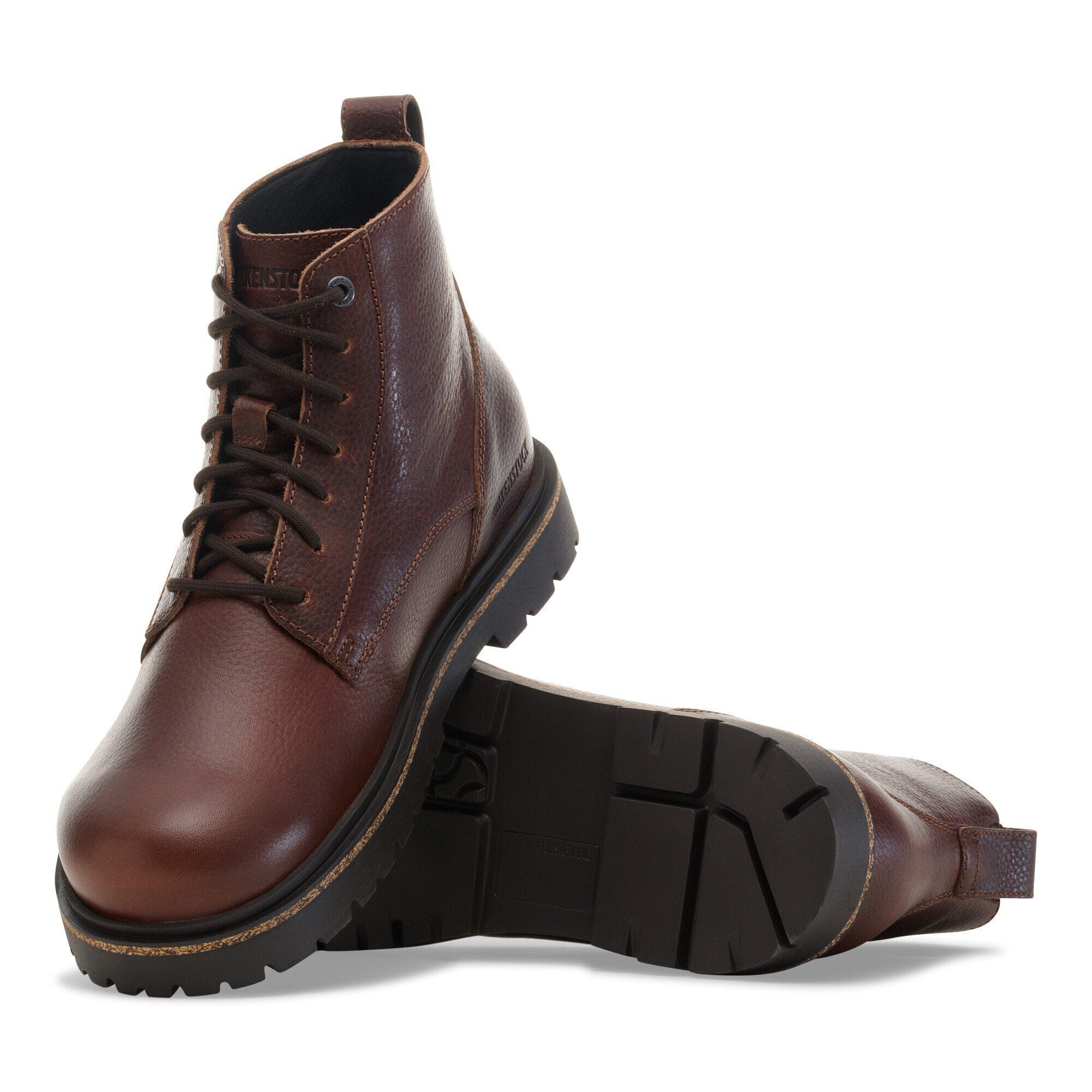 Highwood Lace Mid Men Leather Chocolate