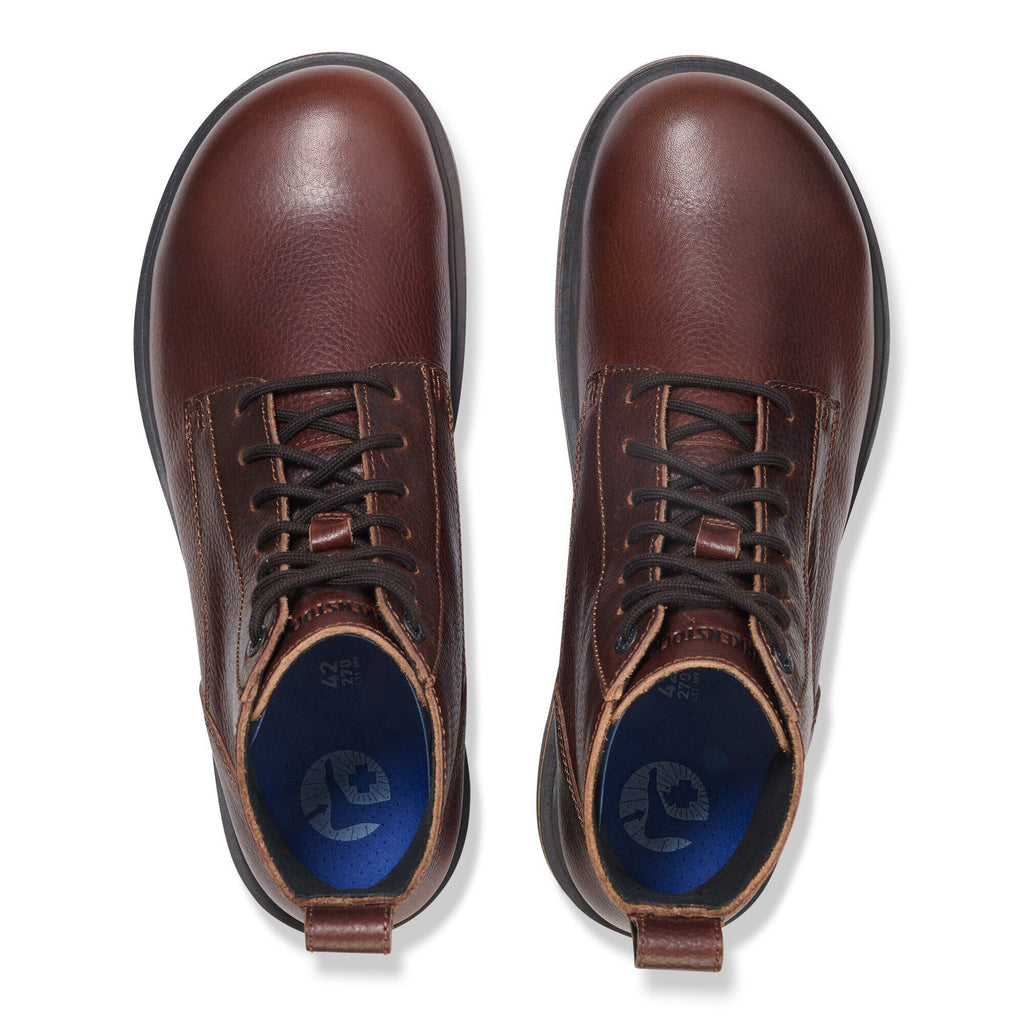 Highwood Lace Mid Men Leather Chocolate