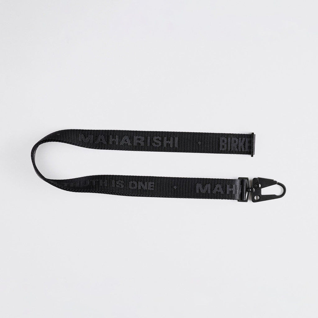 Maharishi Pack Nubuck Leather-Textile Black