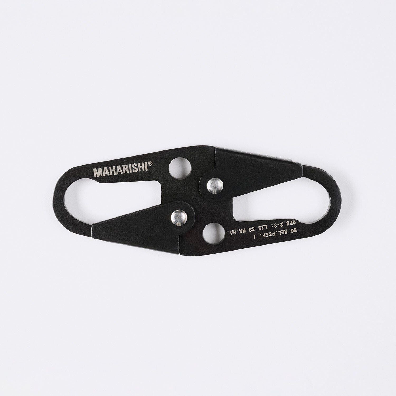 Maharishi Pack Nubuck Leather-Textile Black