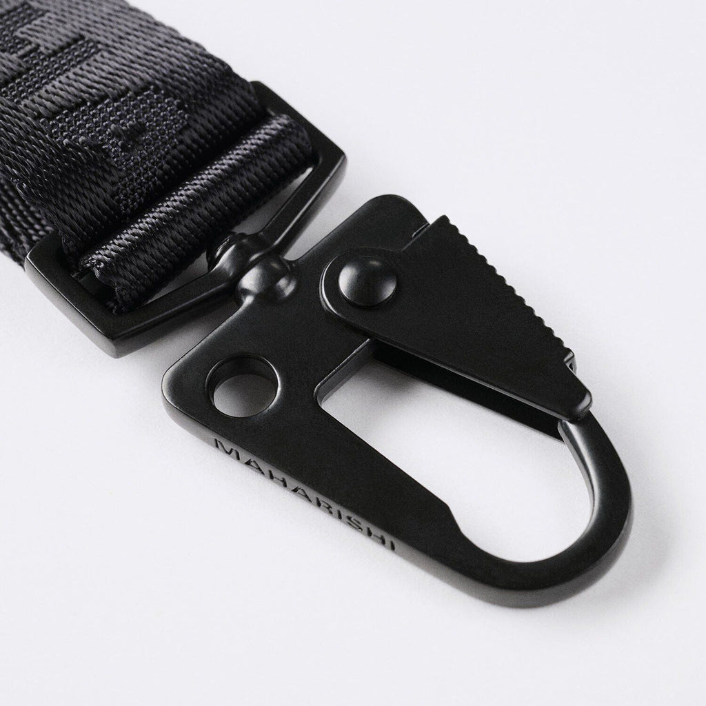 Maharishi Pack Nubuck Leather-Textile Black