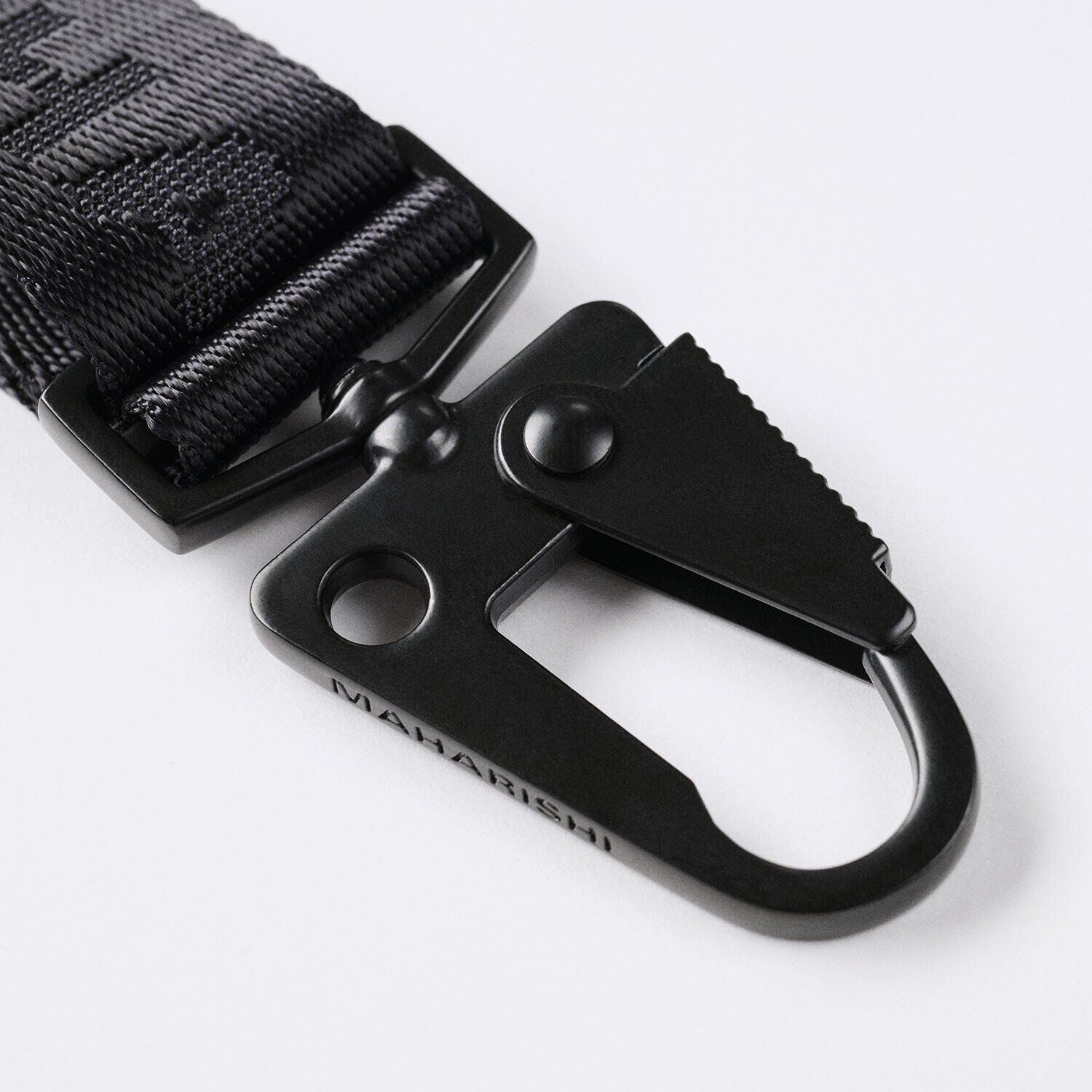 Maharishi Pack Nubuck Leather-Textile Black
