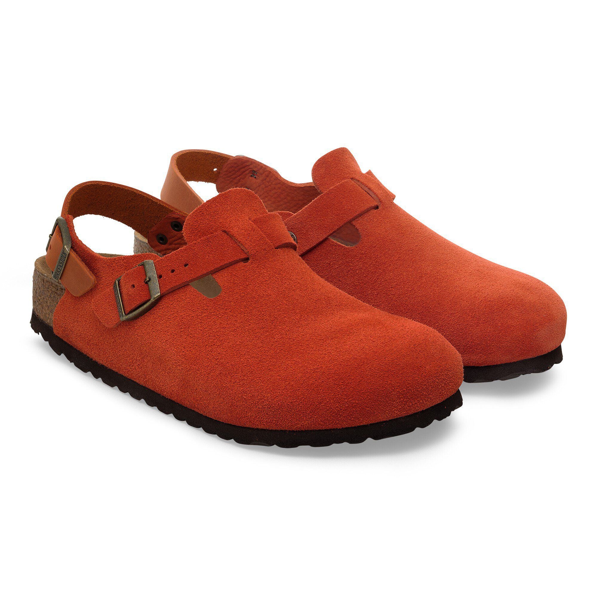 Tokio Suede Leather Rust Brown