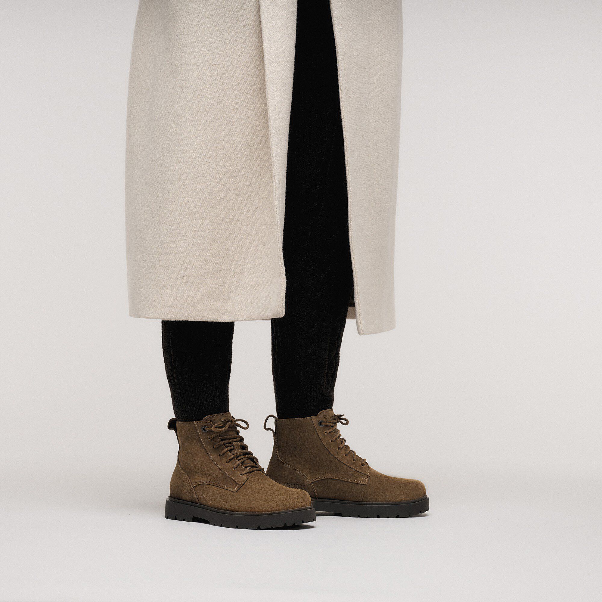 Highwood Lace Mid Women Suede Leather