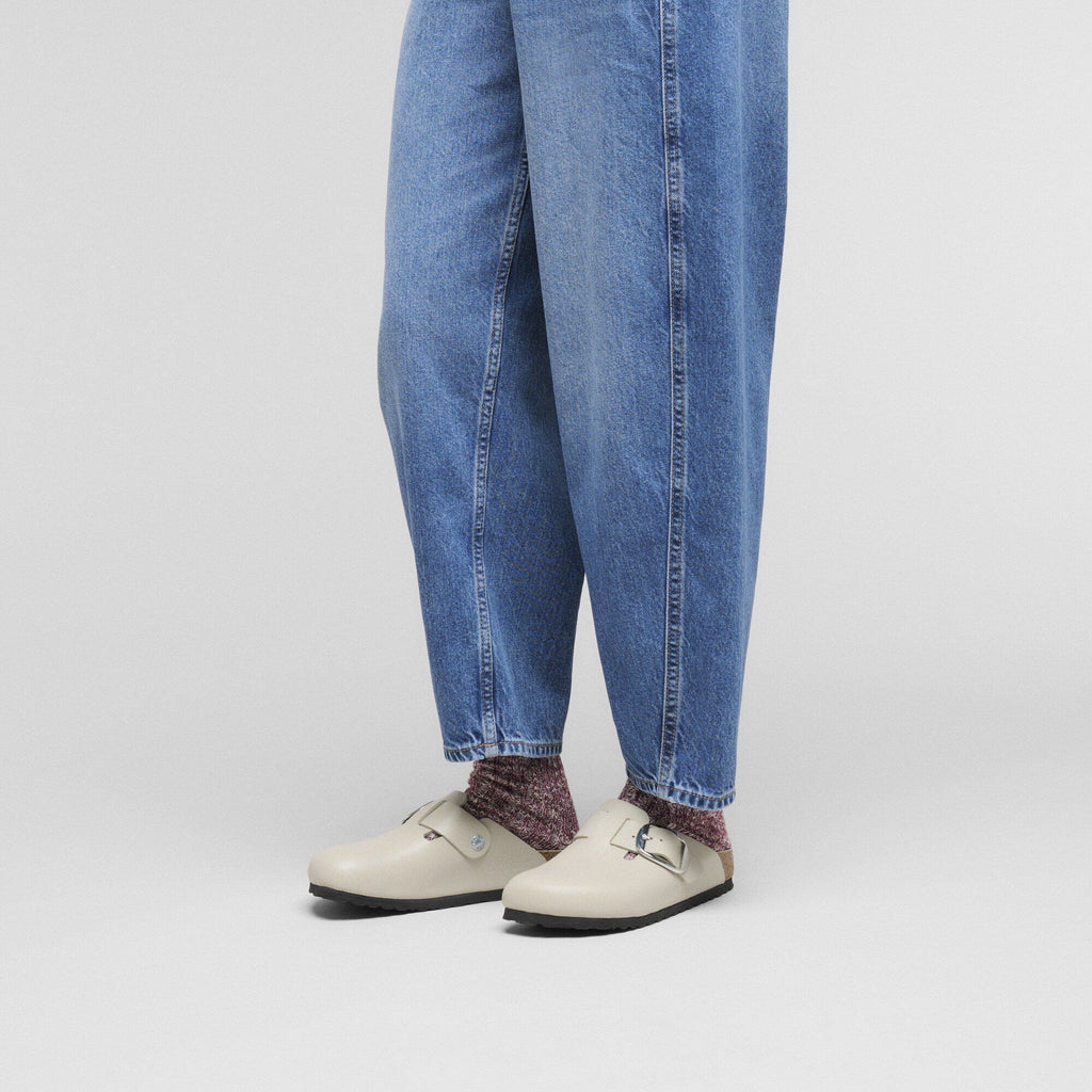 Boston Big Buckle Natural Leather