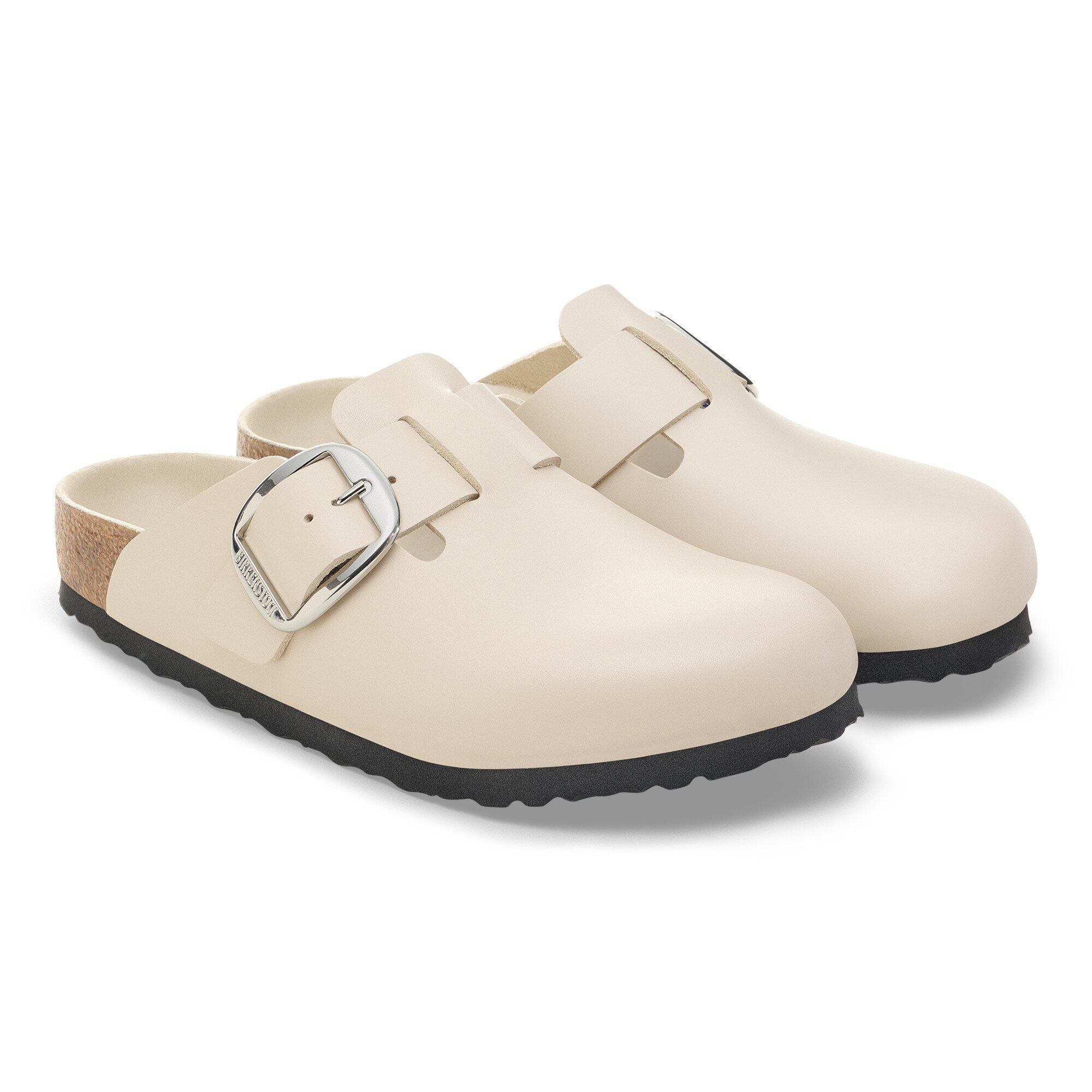 Boston Big Buckle Natural Leather