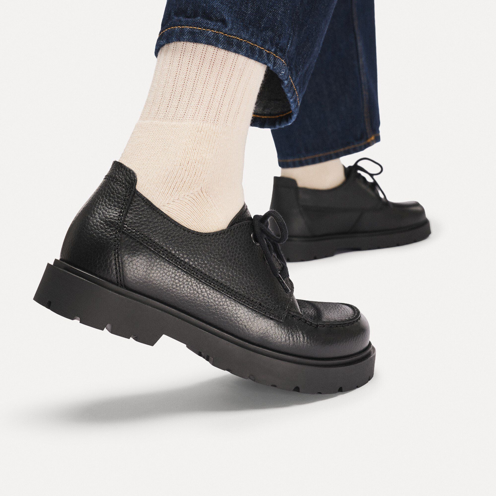 Highwood Moc Lace Low Natural Leather