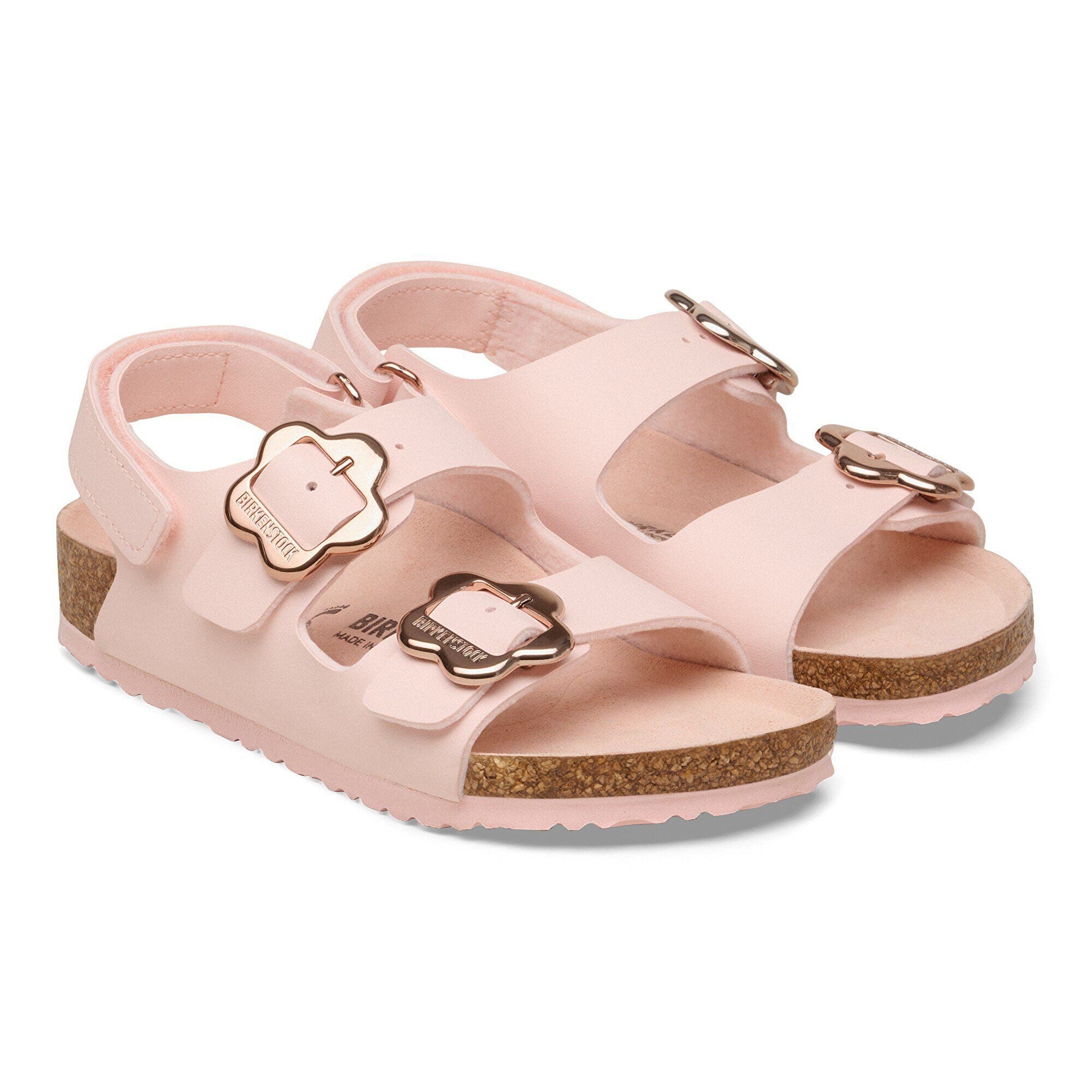 Milano Flower Buckle Kids Birko-Flor