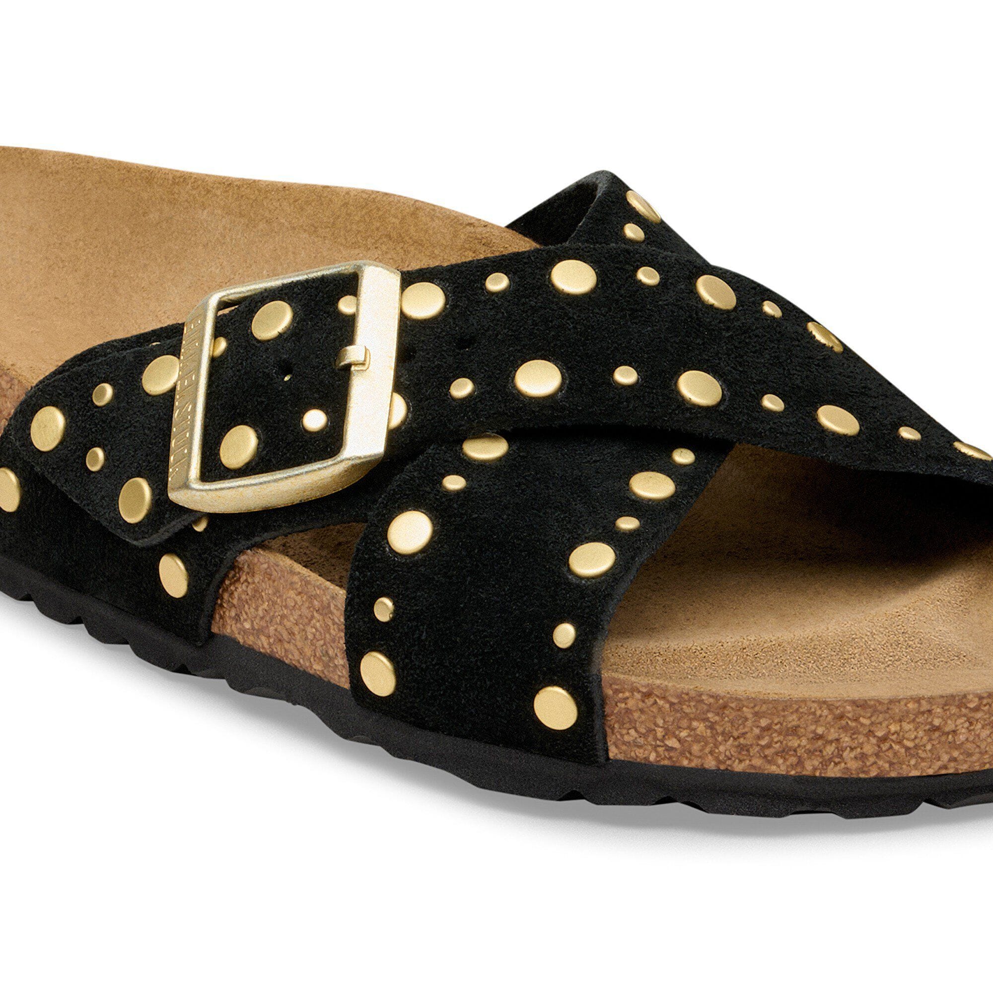 Siena Rivet Suede Leather
