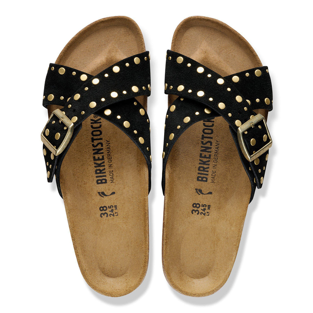 Siena Rivet Suede Leather